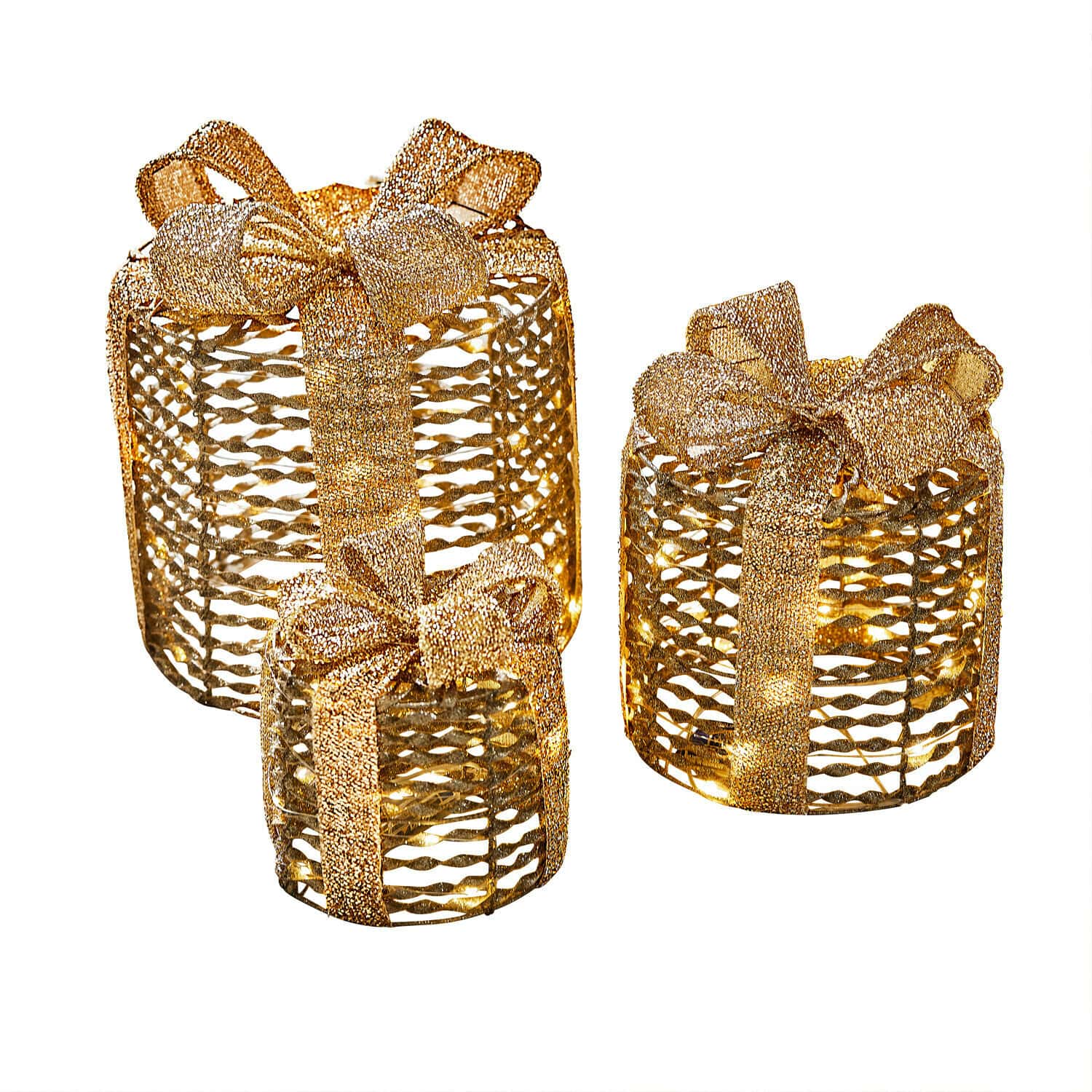 Set de 3 cajas de regalo LED Lorivane