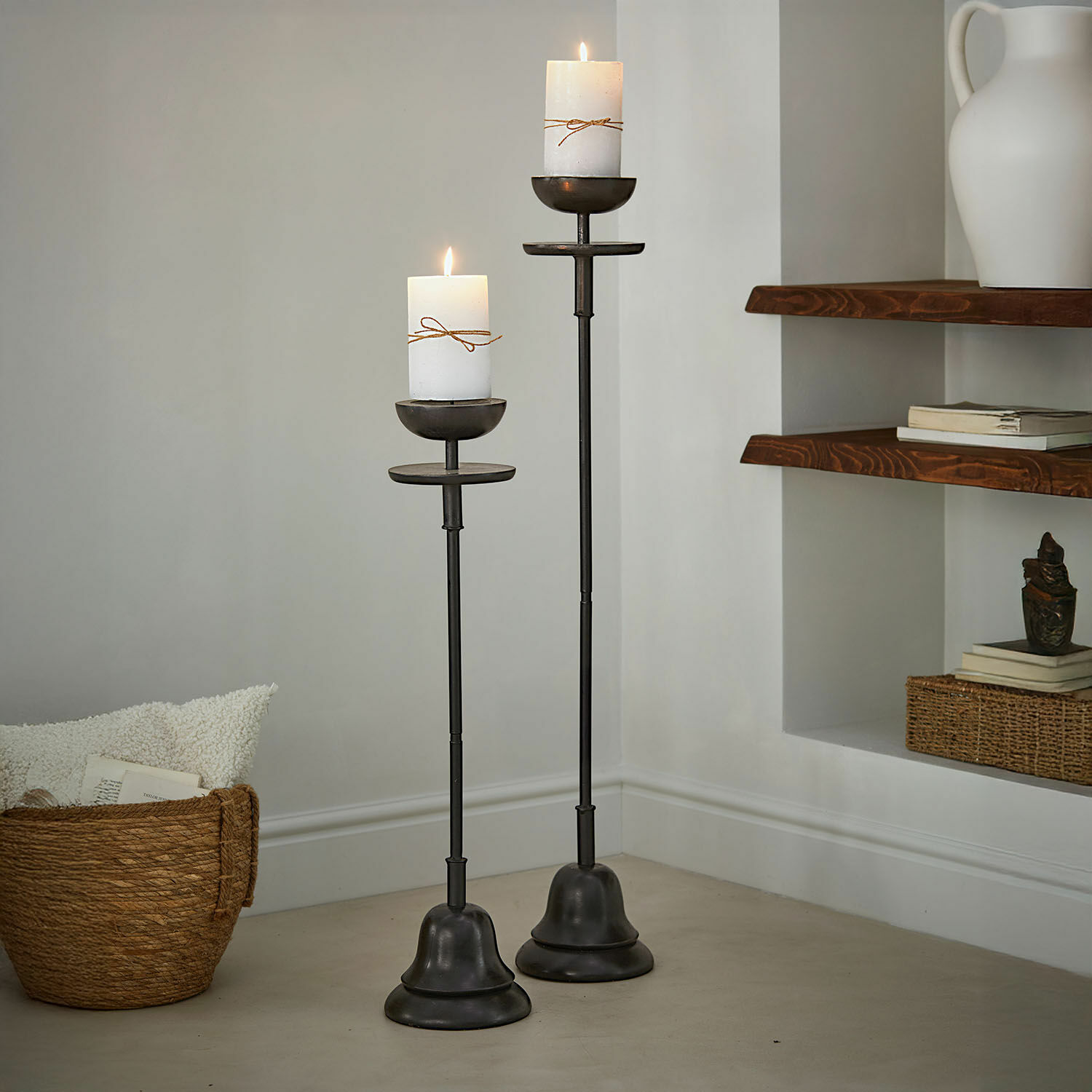Set de 2 candeleros Brantino