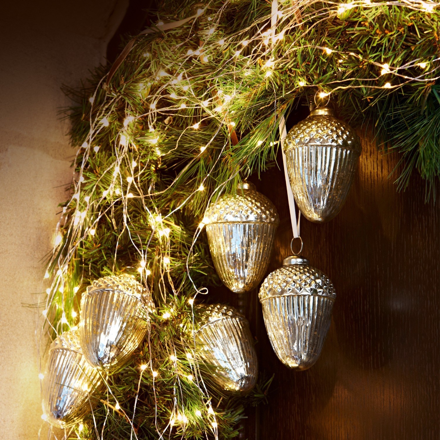 Set de 6 adornos navideños Gland