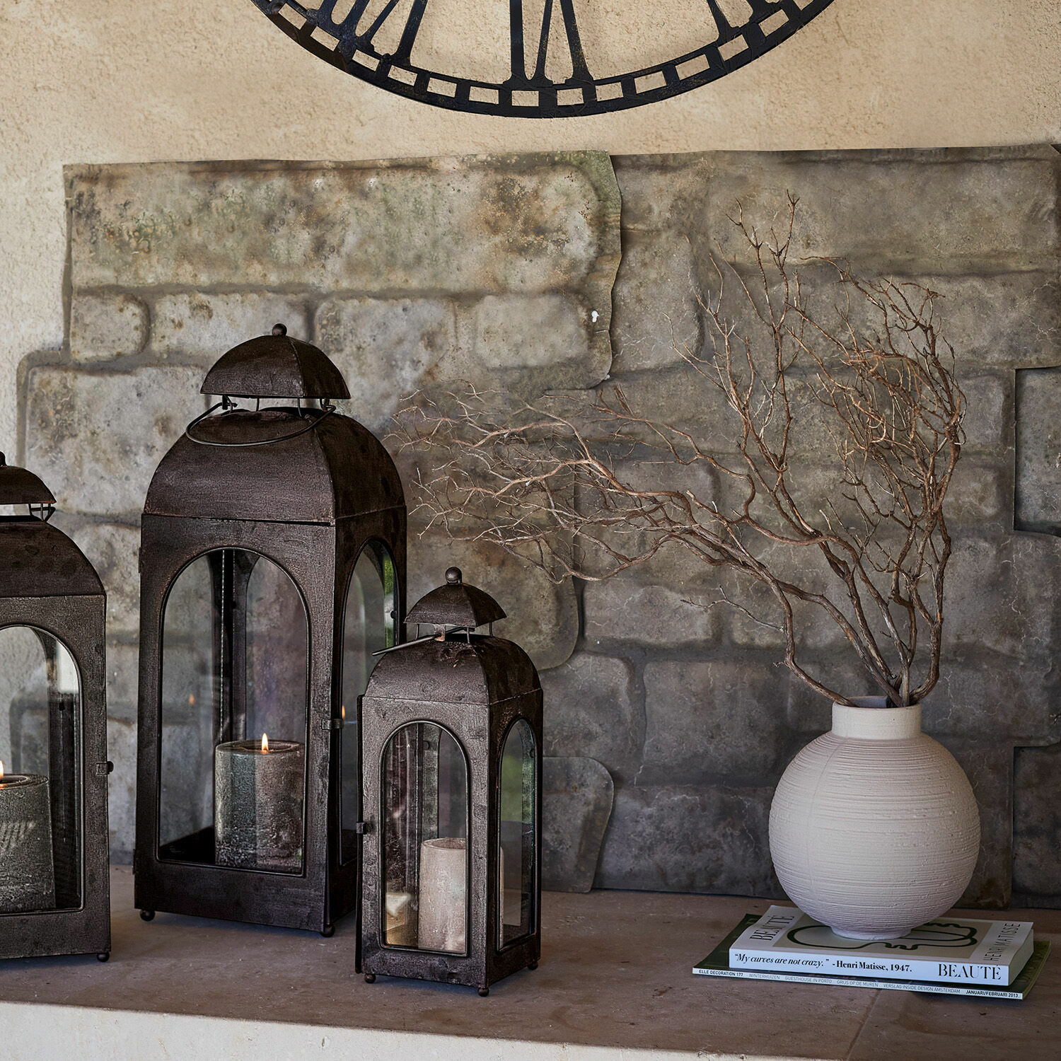 Set de 2 paneles decorativos Elaine