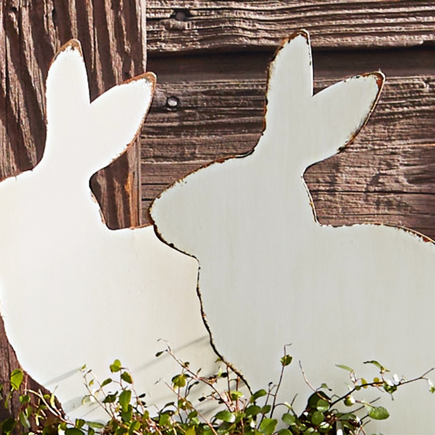 Set de 2 conejos decorativos Marty