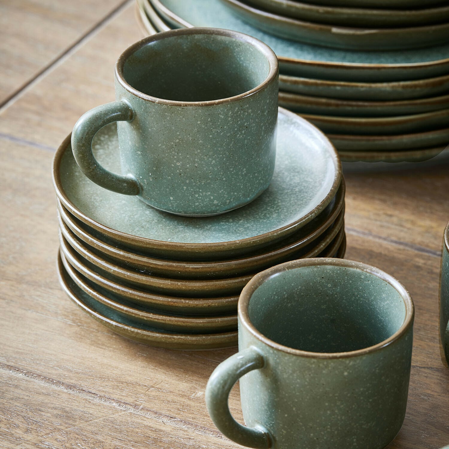 Set de 6 tazas y platillos Biarré