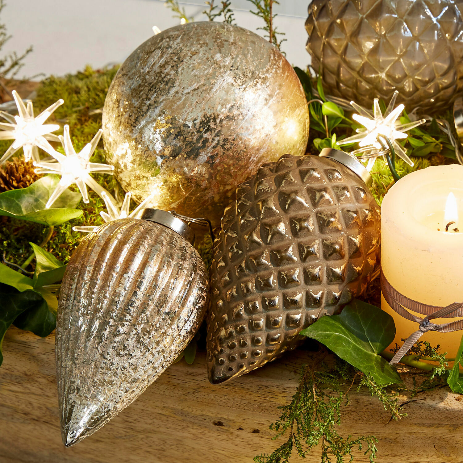 Set de 6 adornos navideños Layounne