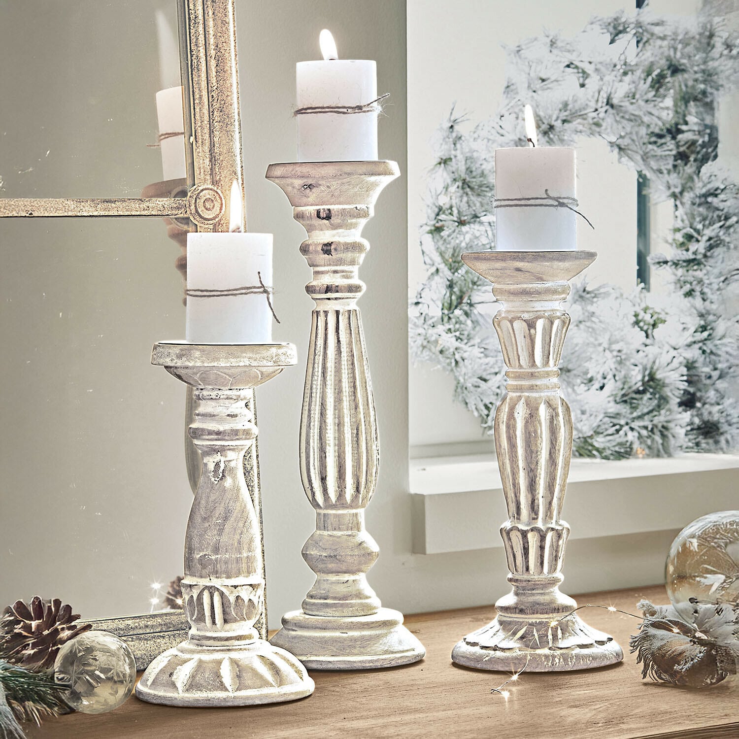 Set de 3 candeleros Folligny Set de 3 candeleros Folligny