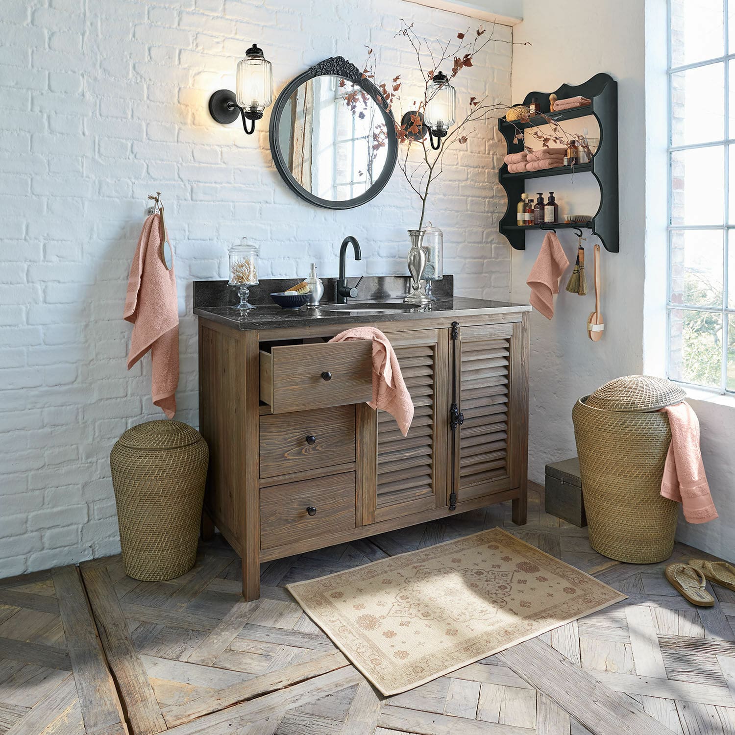 Mueble de baño con lavabo Ferocelle