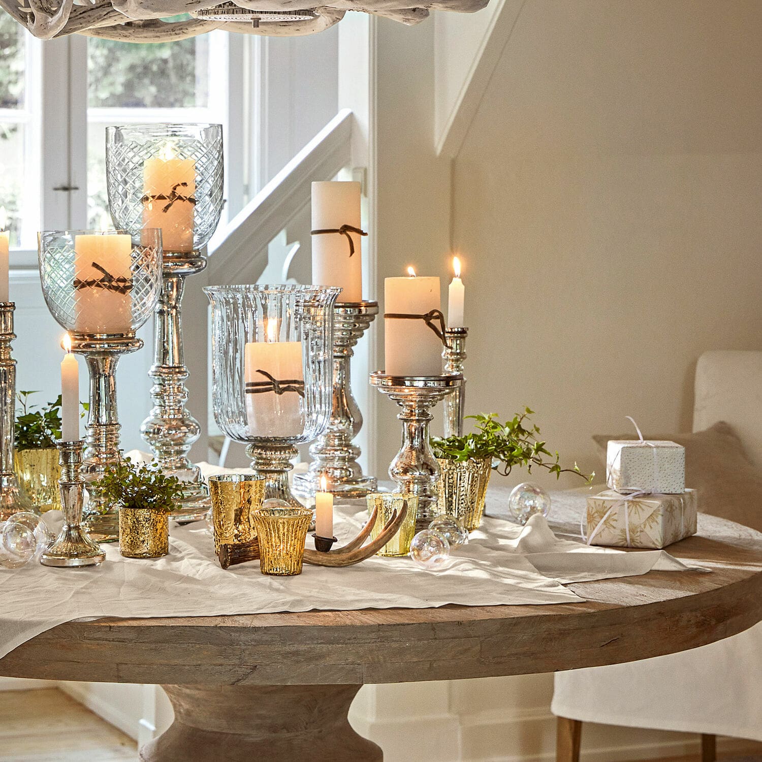 Set de 2 candeleros Heloise