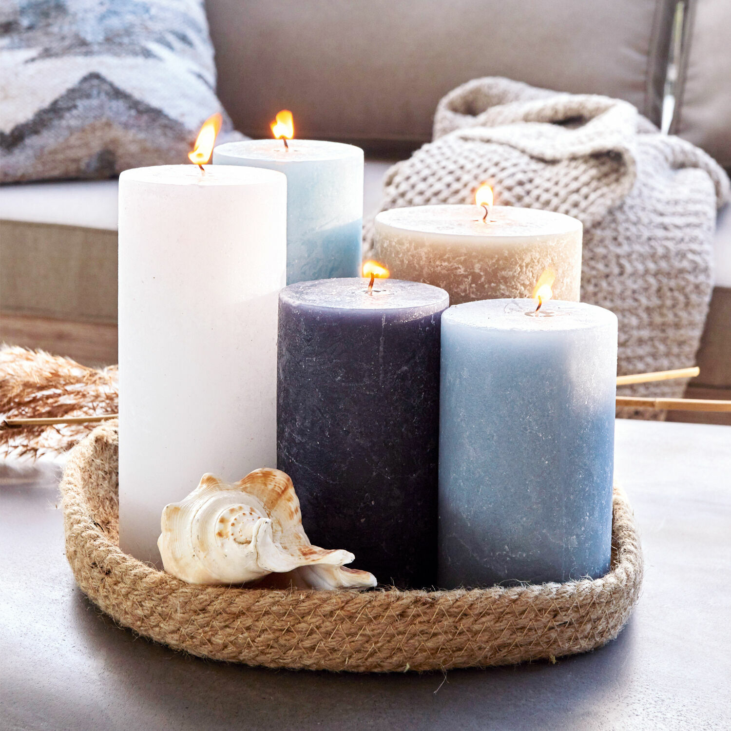 Set de 5 velas Panagra