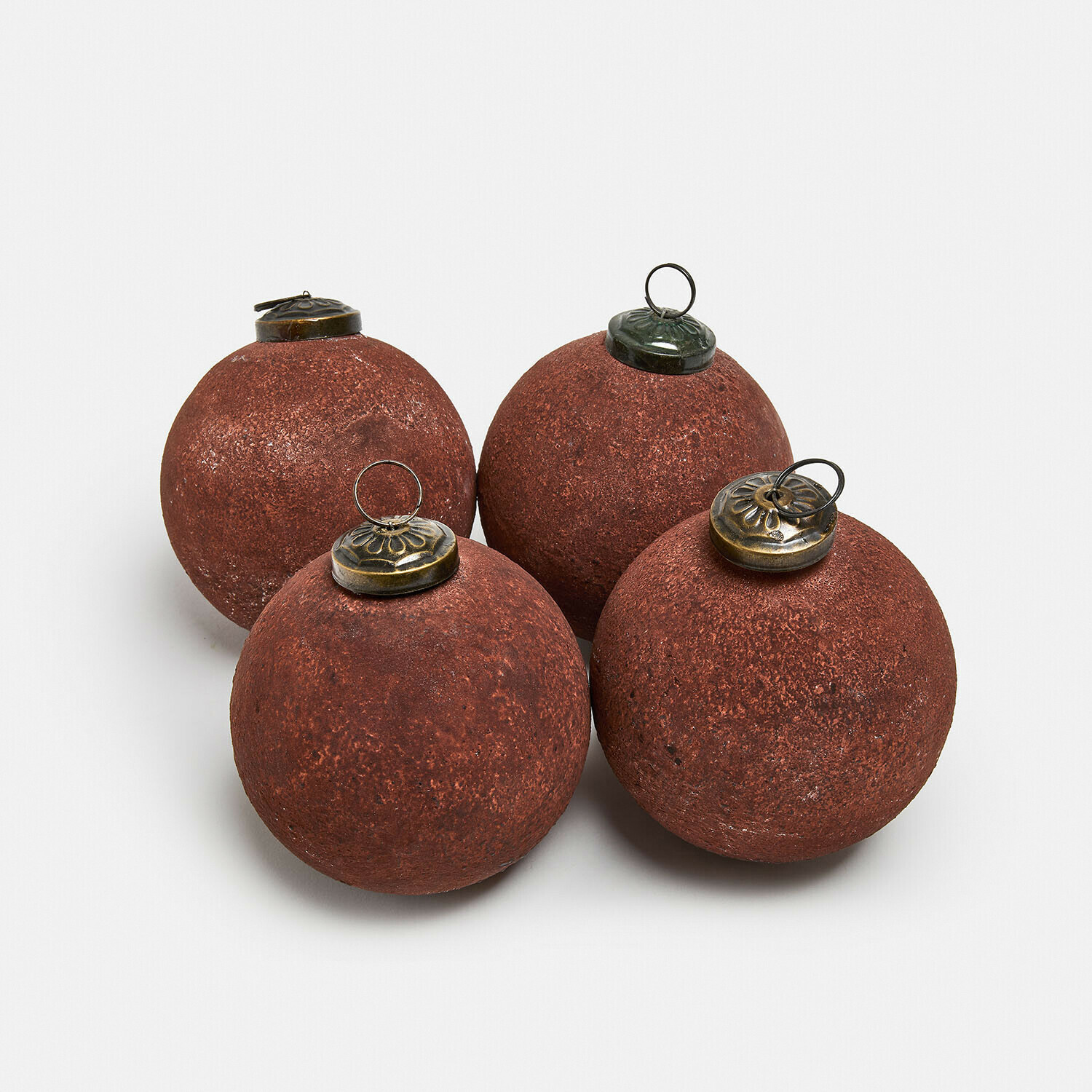 Set de 4 bolas de Navidad Pirovella