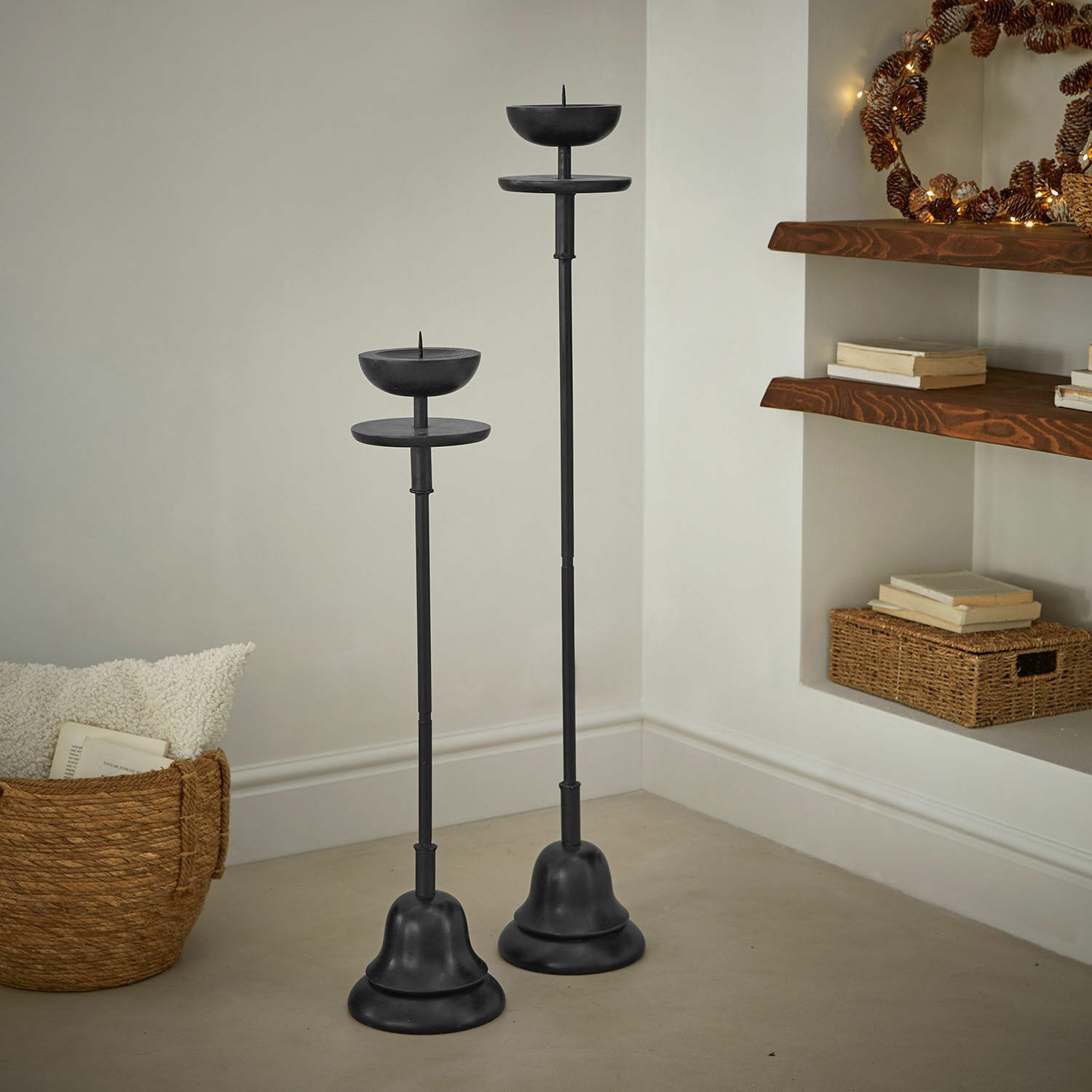 Set de 2 candeleros Brantino