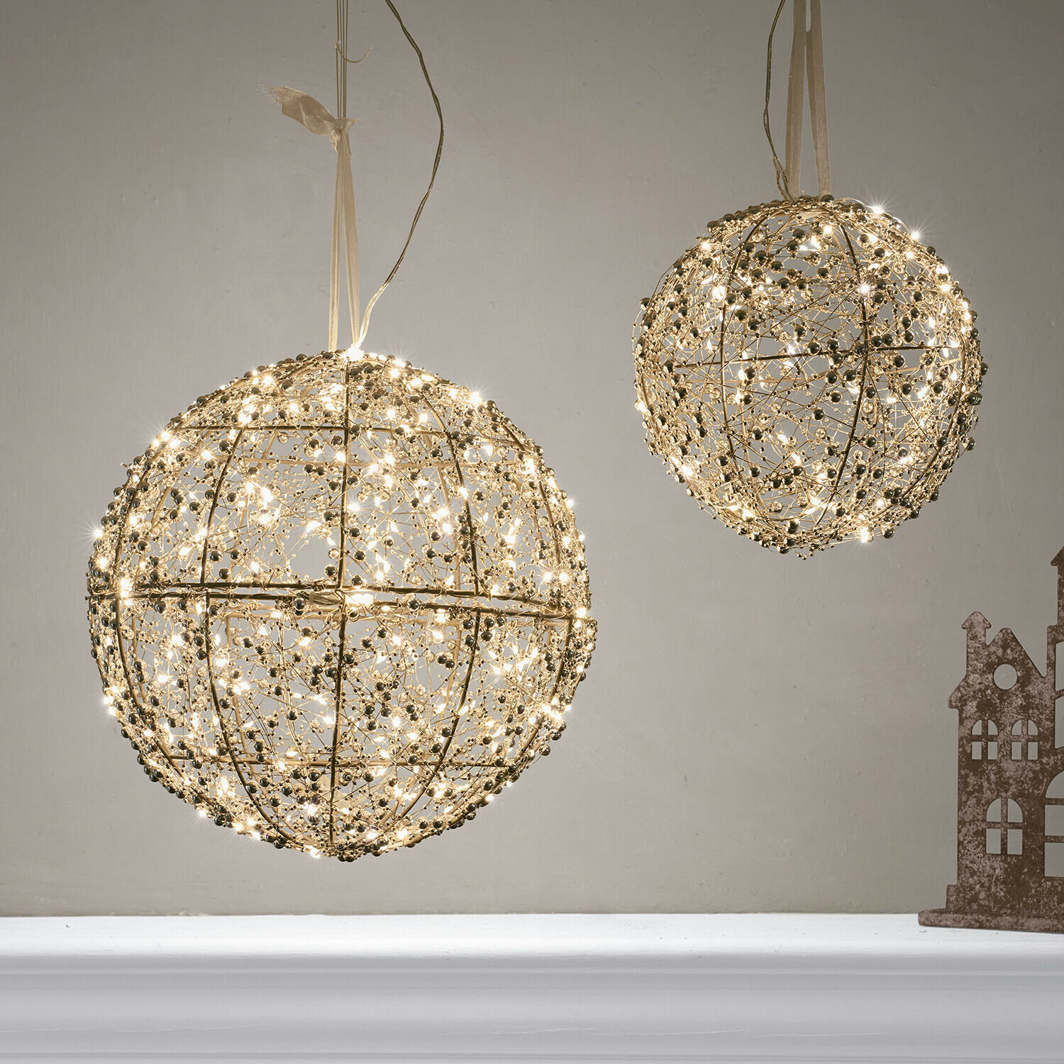 Set de 2 esferas LED Péralise