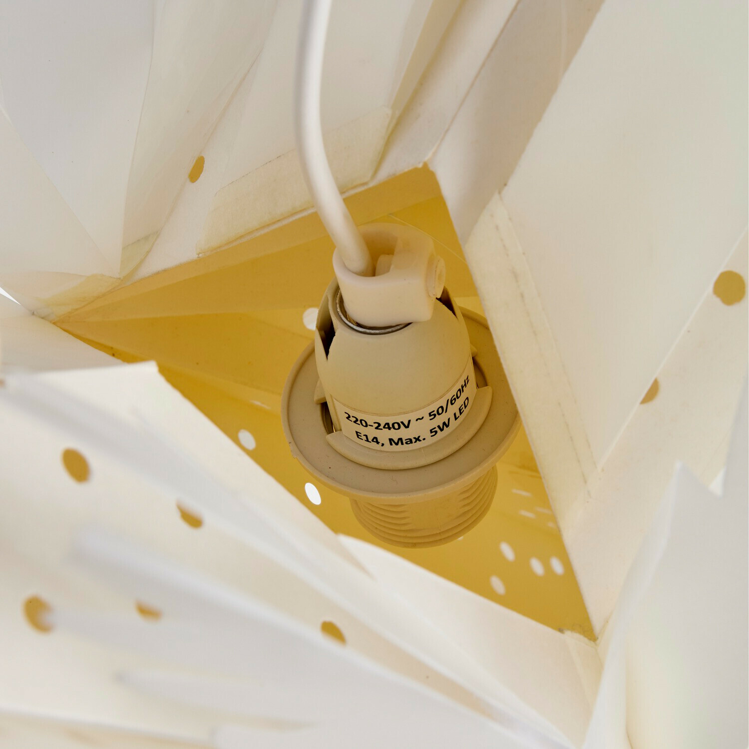 Estrella luminosa de papel Caelitha