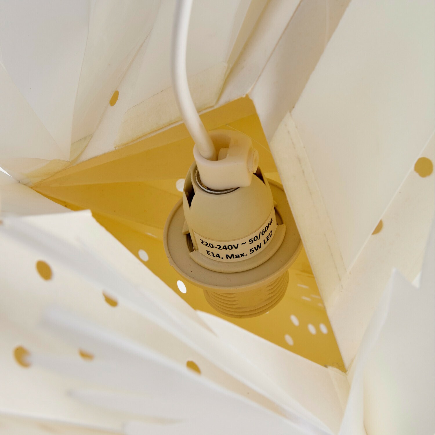 Estrella luminosa de papel Caelitha