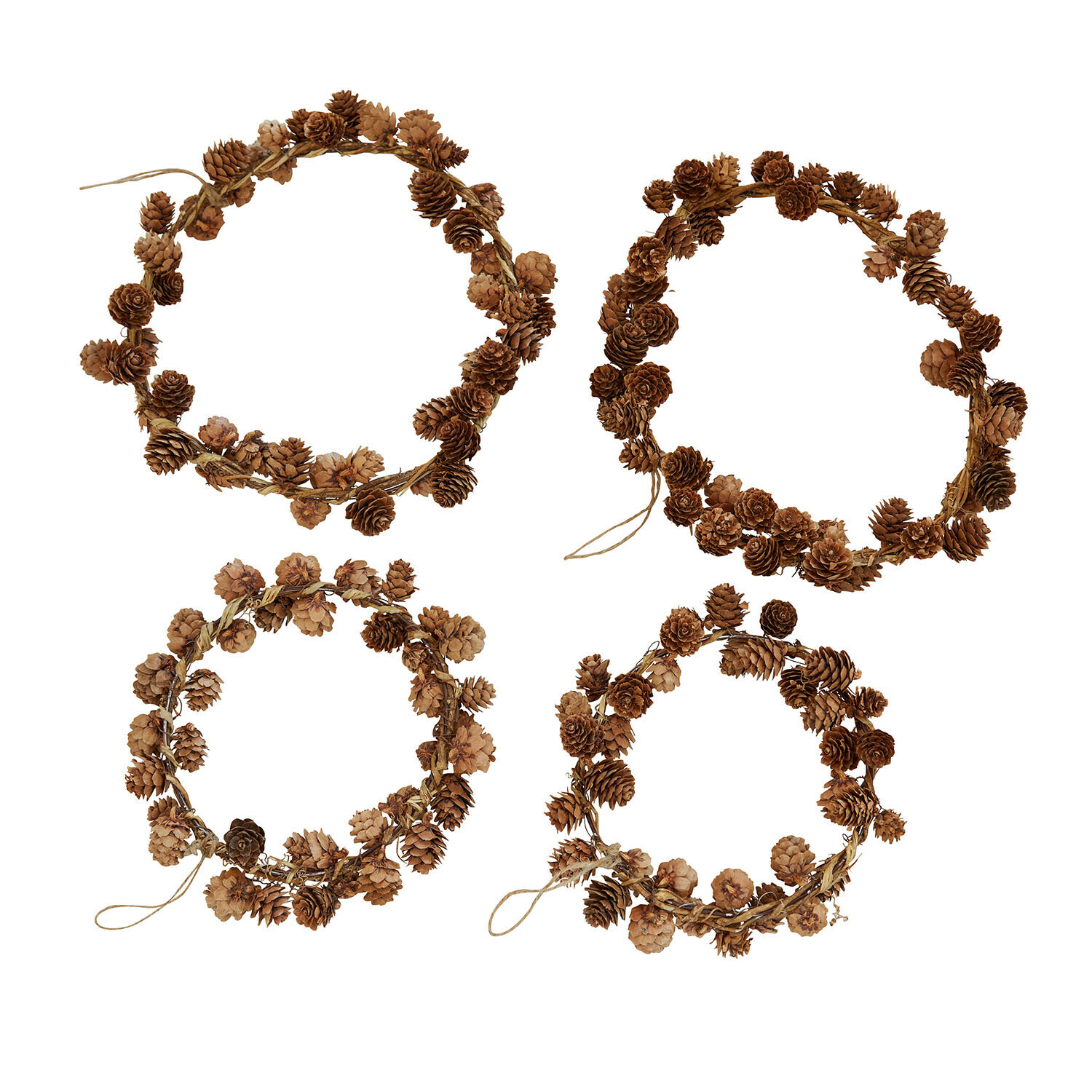 Set de 4 coronas Alberinan