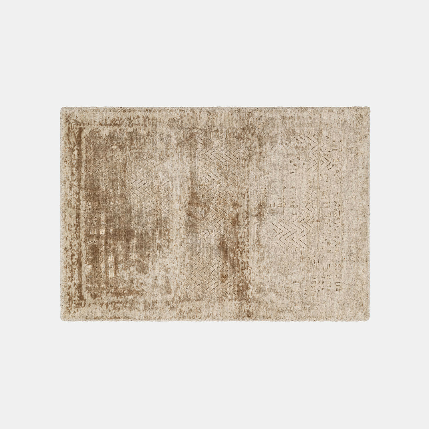 Alfombra Ashmere Alfombra beige con diseño sutil y material suave, ideal para salón o dormitorio