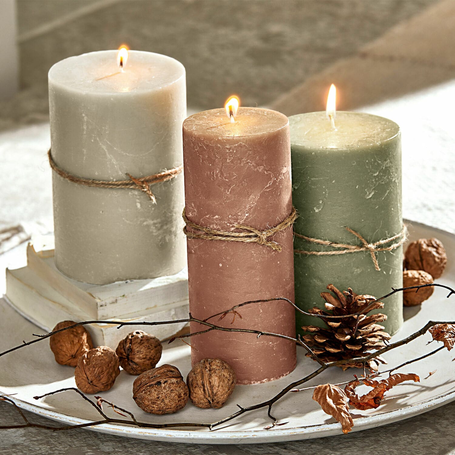 Set de 3 velas Salis