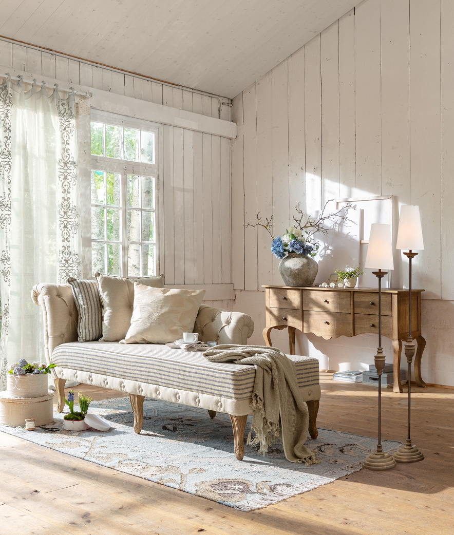 Pieza central: chaise longue