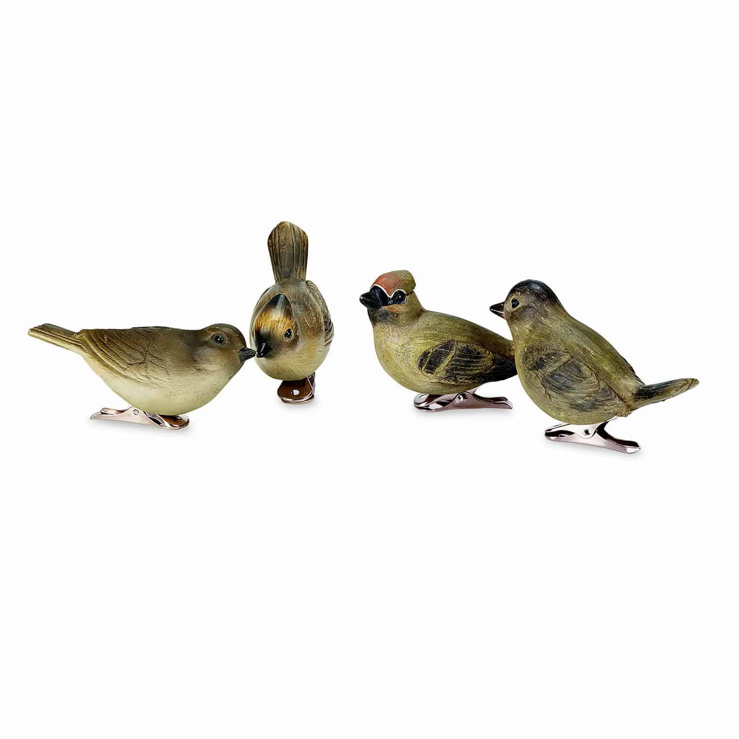 Set de 4 pájaros Pompaire