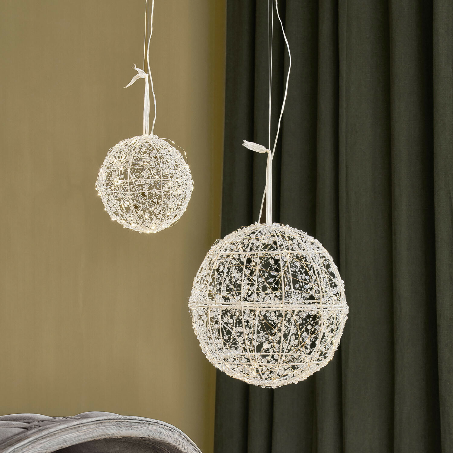 Set de 2 esferas LED Péralise