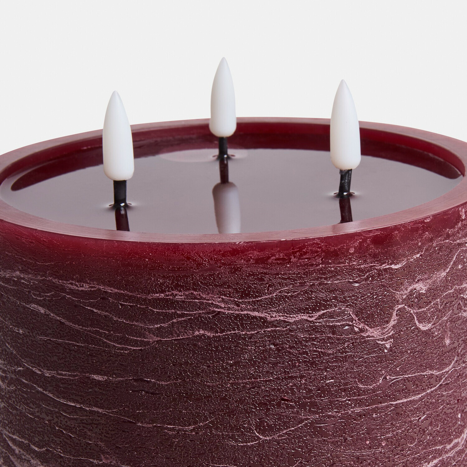 Set de 4 velas LED cilíndricas Chelun