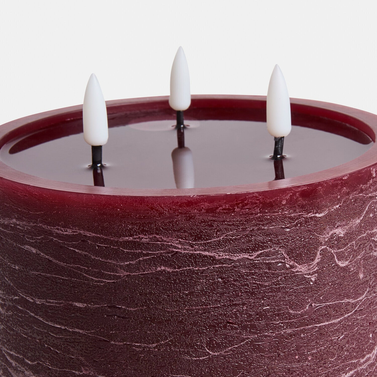Set de 4 velas LED cilíndricas Chelun
