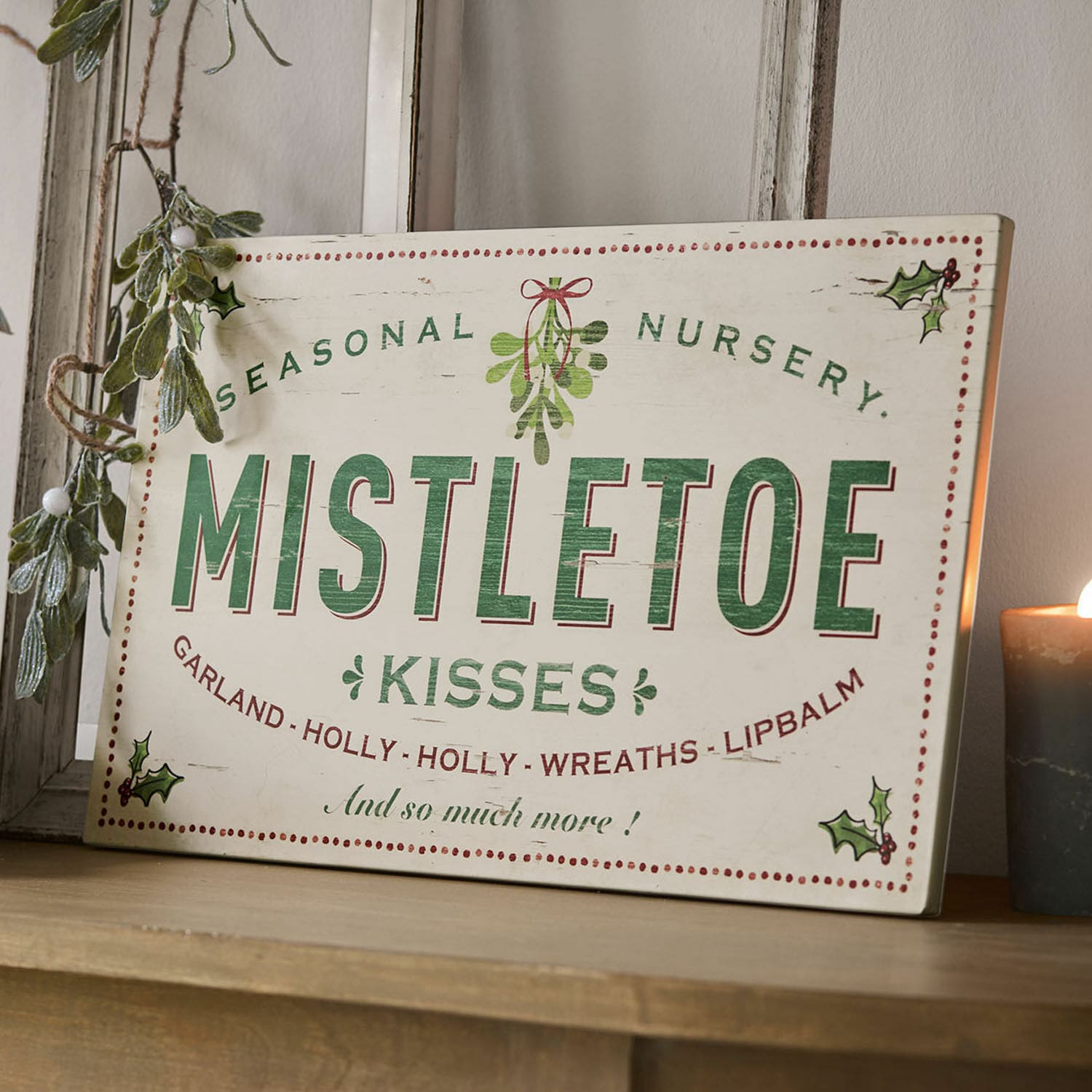 Tablero decorativo Mistletoe
