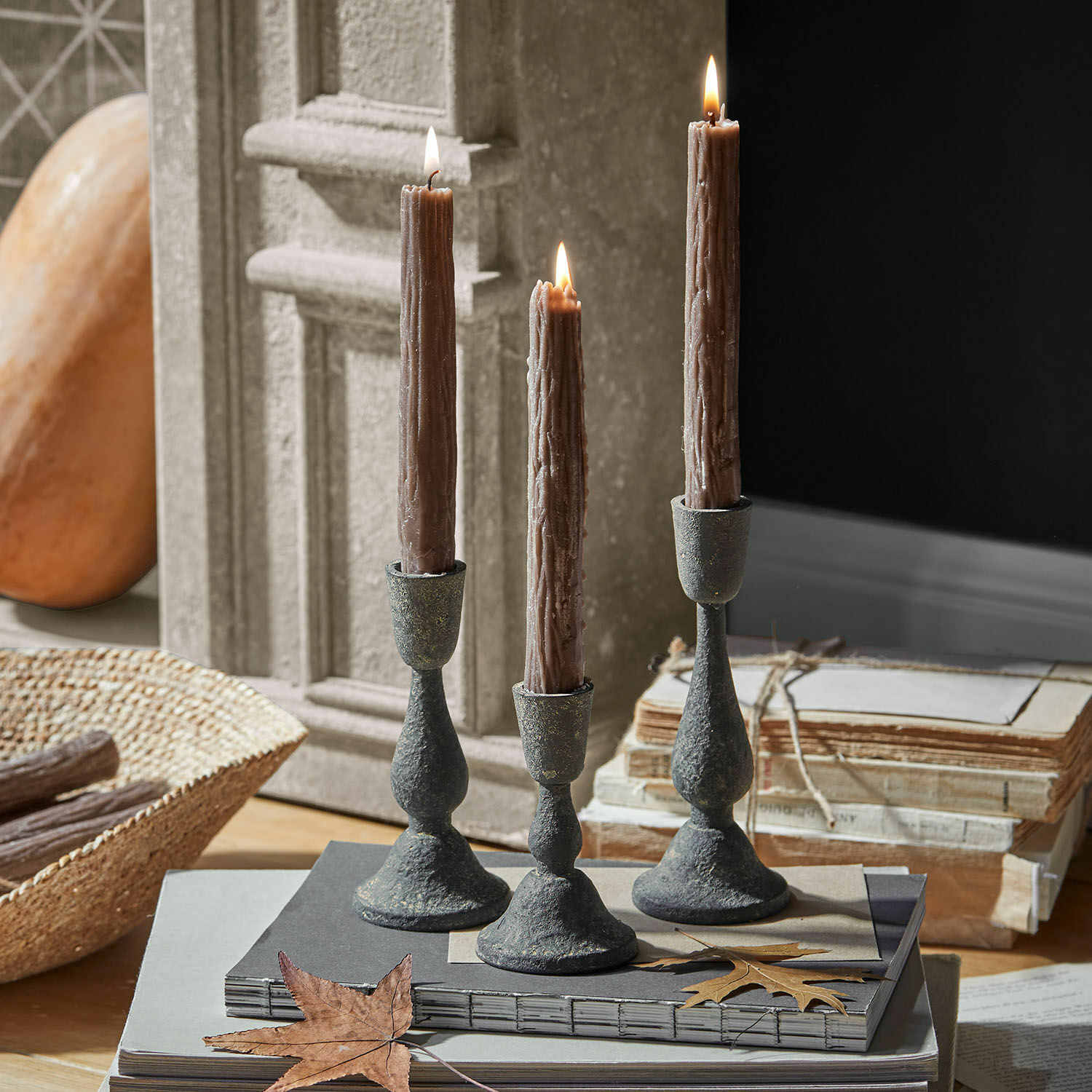 Set de 3 candeleros Lavignoux