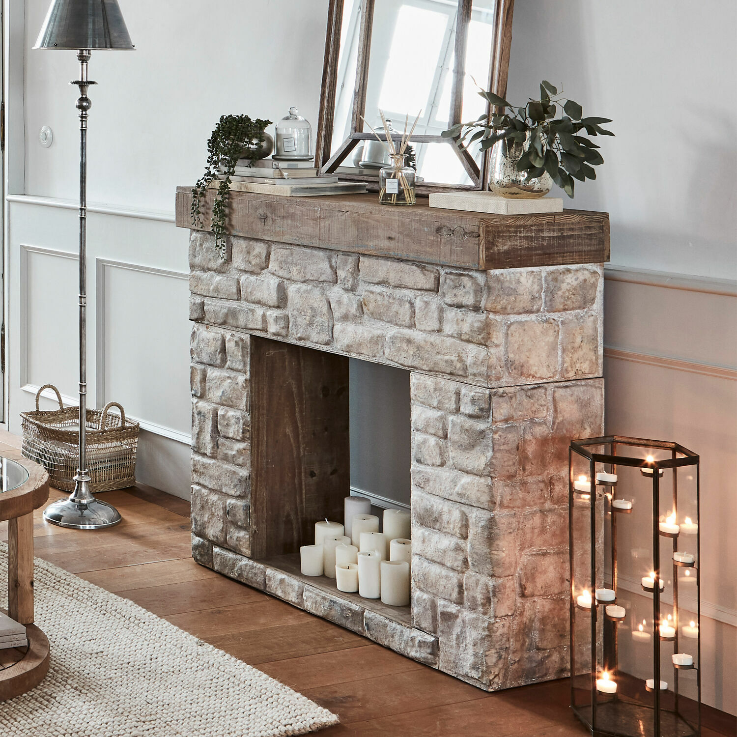 Consola de chimenea Evreux