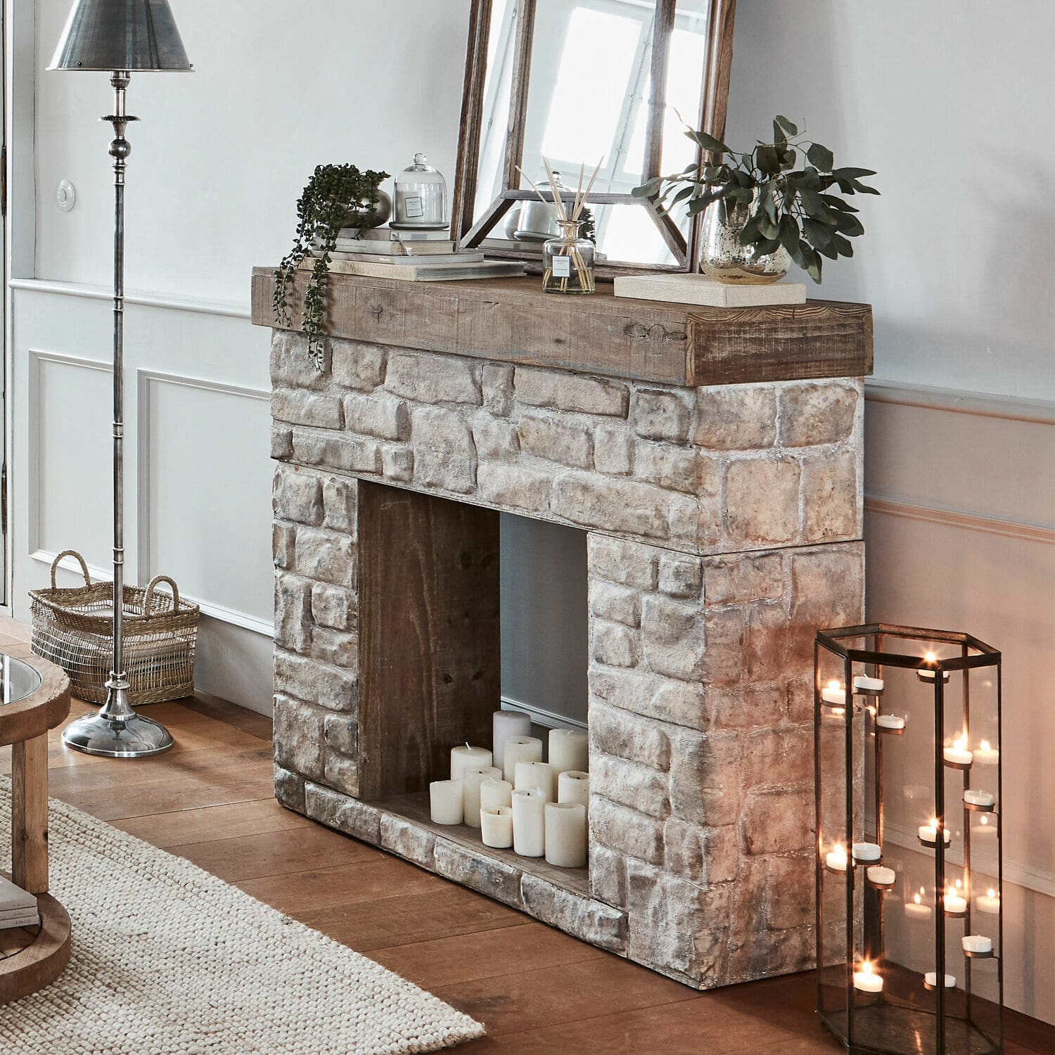 Consola de chimenea Evreux