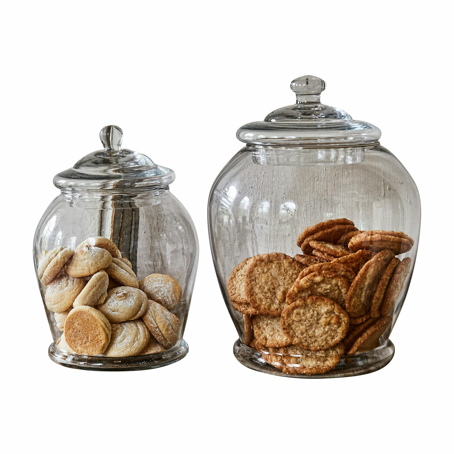 Set de 2 tarros de cristal Kiama