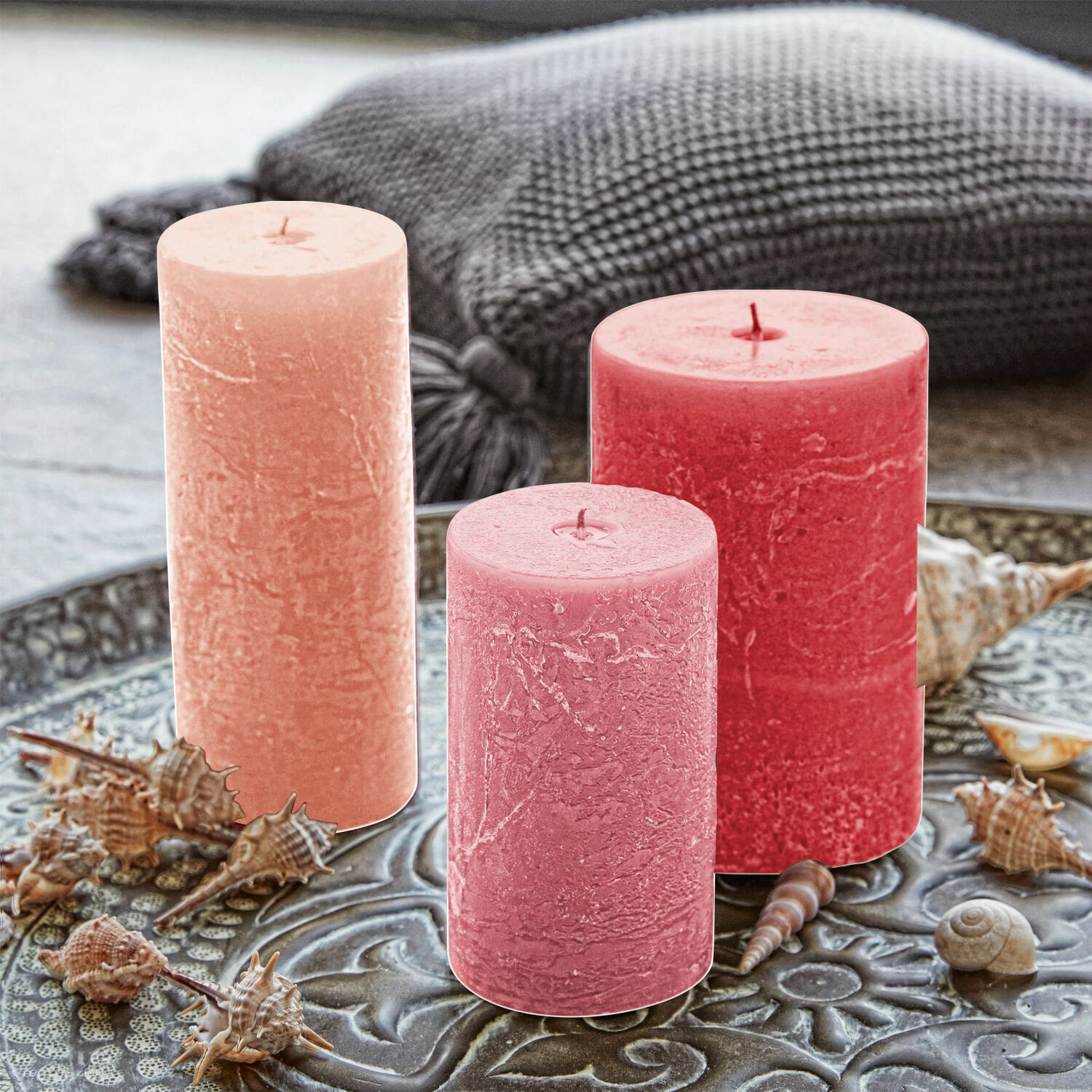 Set de 3 velas Pretin