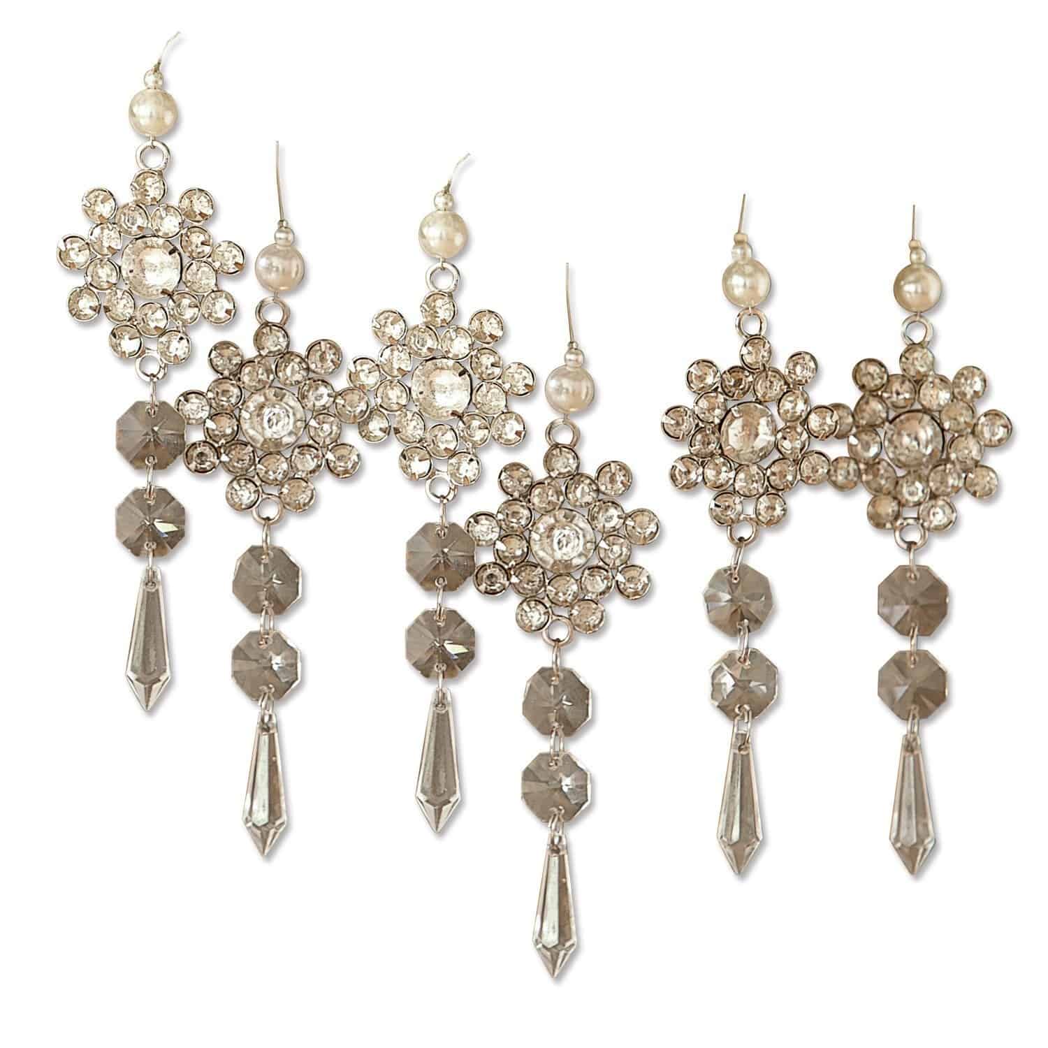 Set de 6 colgantes decorativos Fleurette