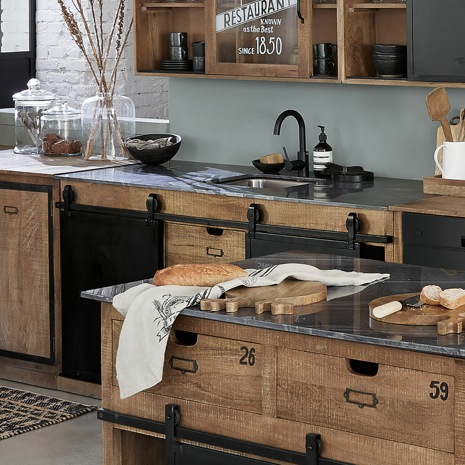 Mueble de cocina con fregadero Oakland