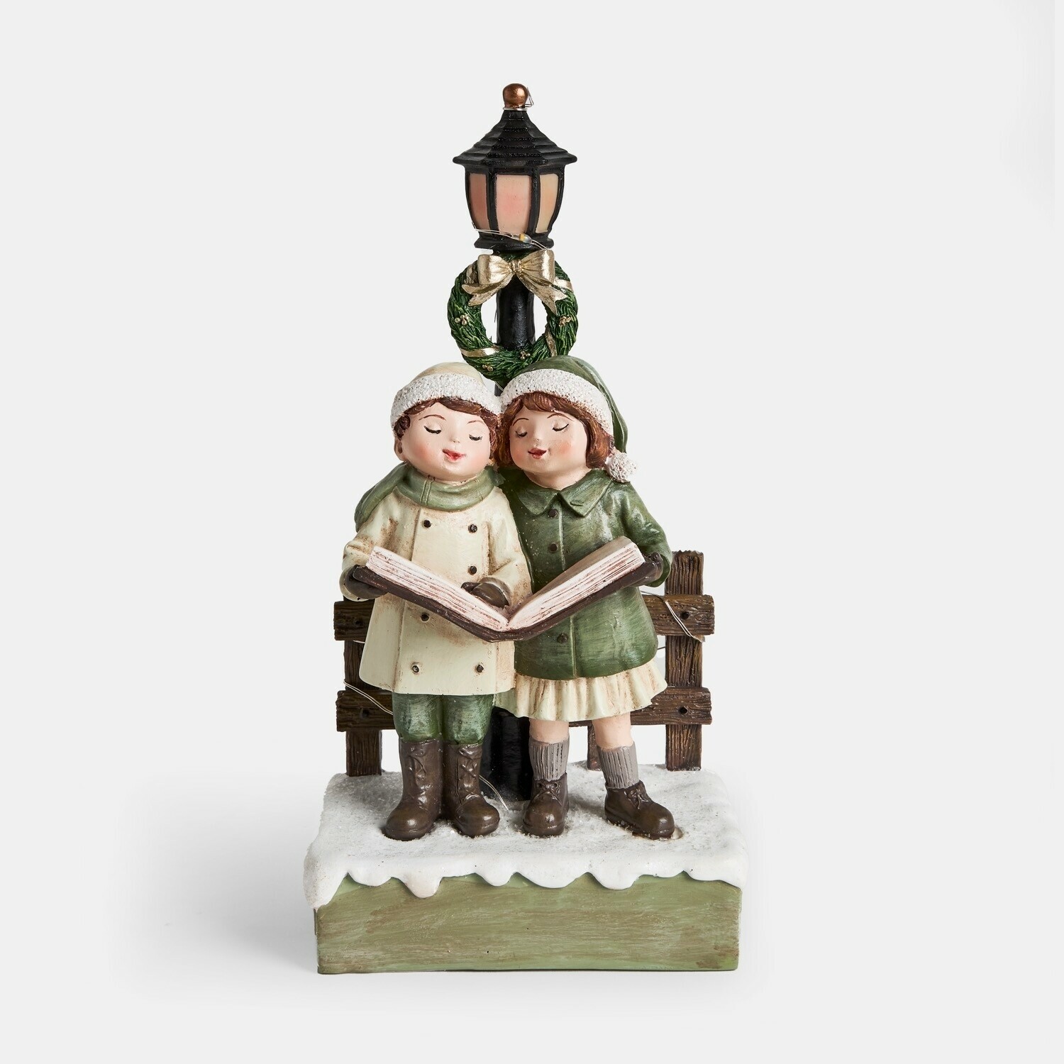 Figura decorativa con farol LED Jerries