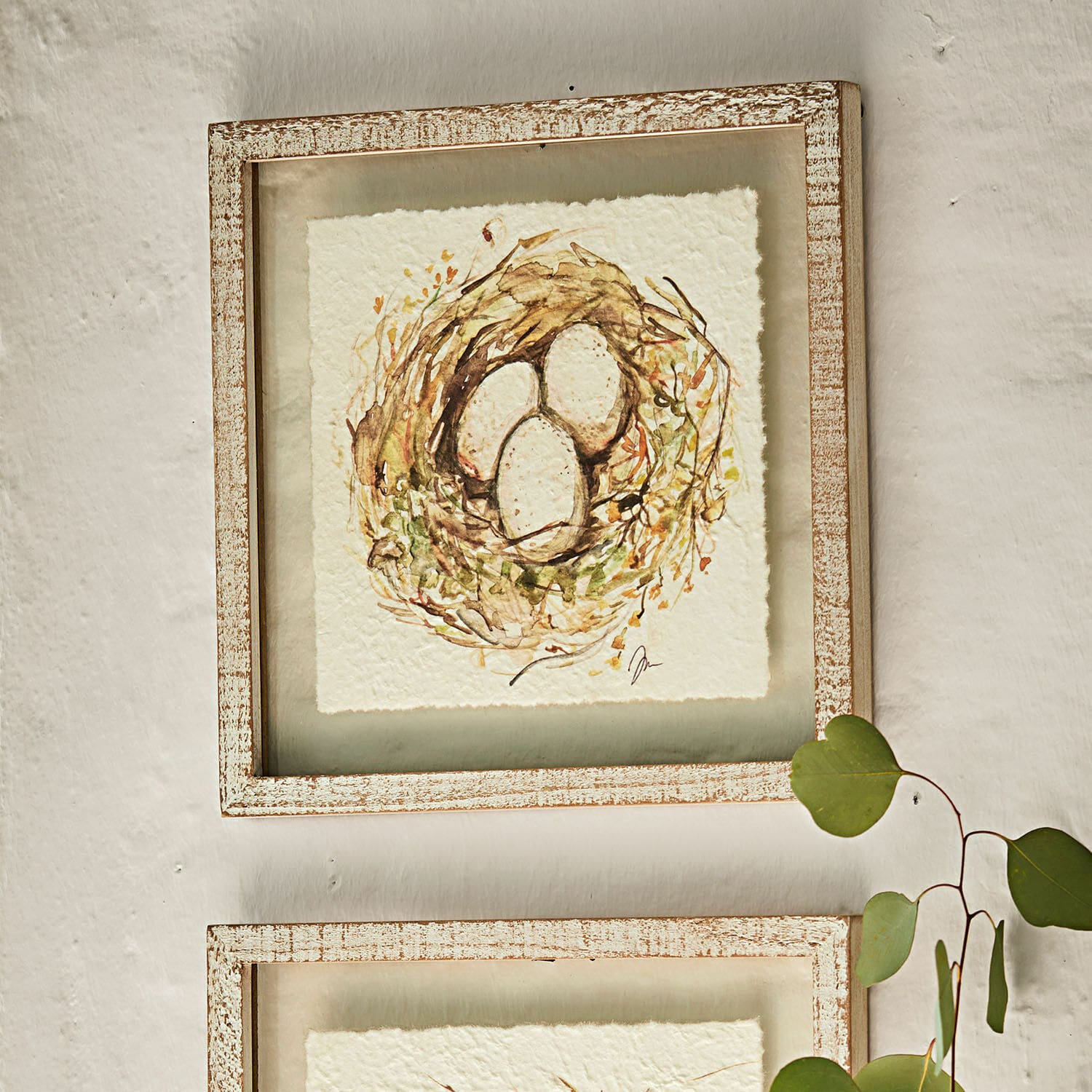 Set de 2 cuadros Placidia