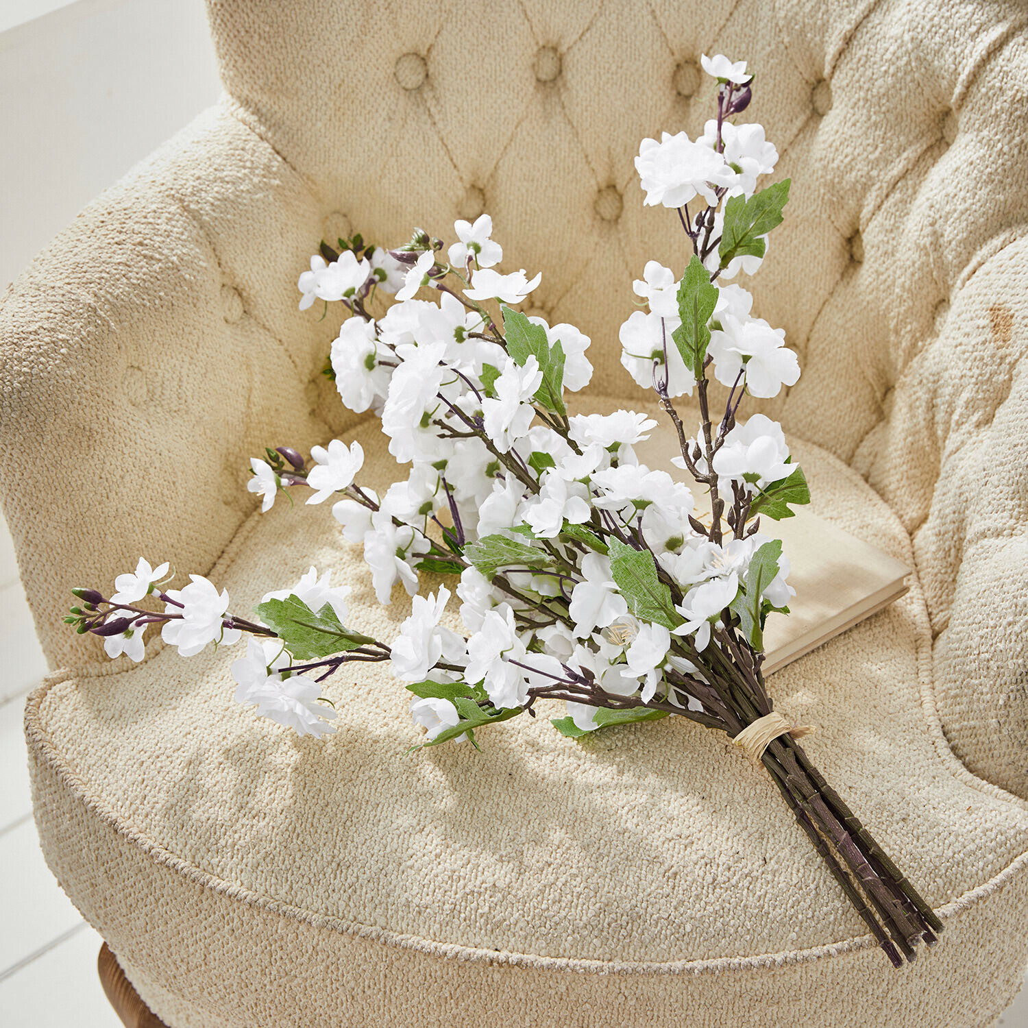Set de 6 flores decorativas Bellévaut