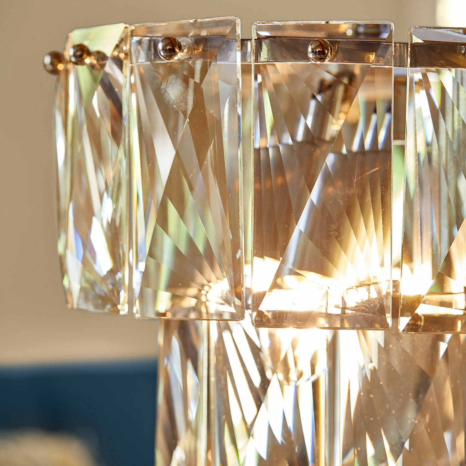 Lámpara de mesa Crystalford