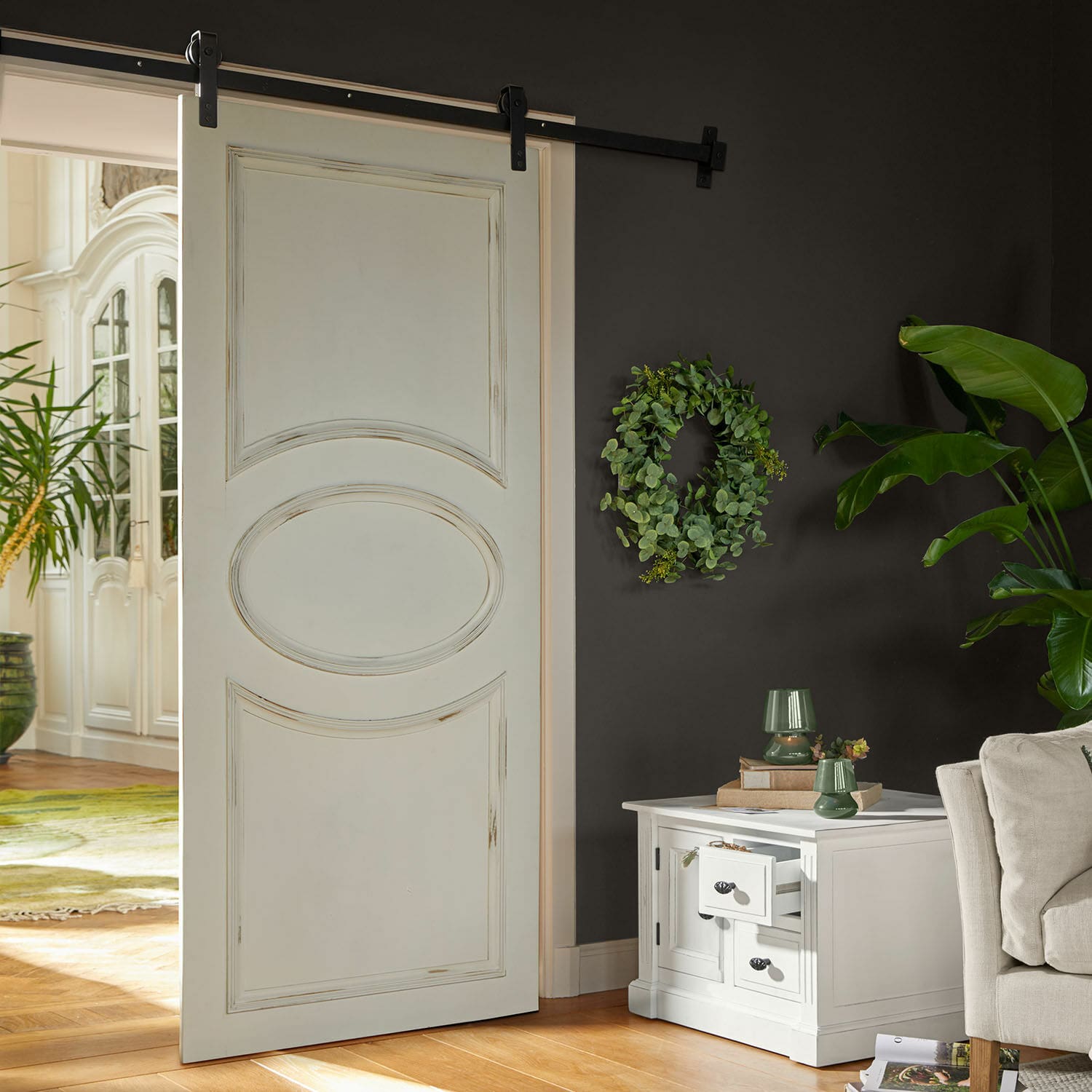 Puerta corredera Chêne Élysée