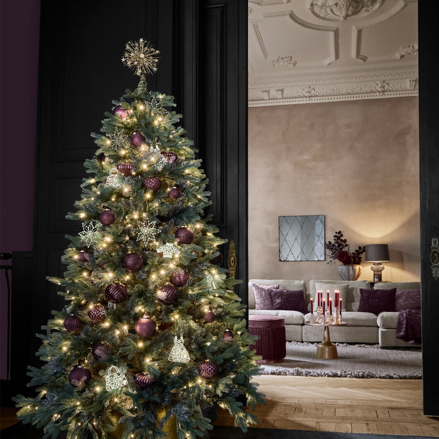 Punta para árbol de Navidad Brillane