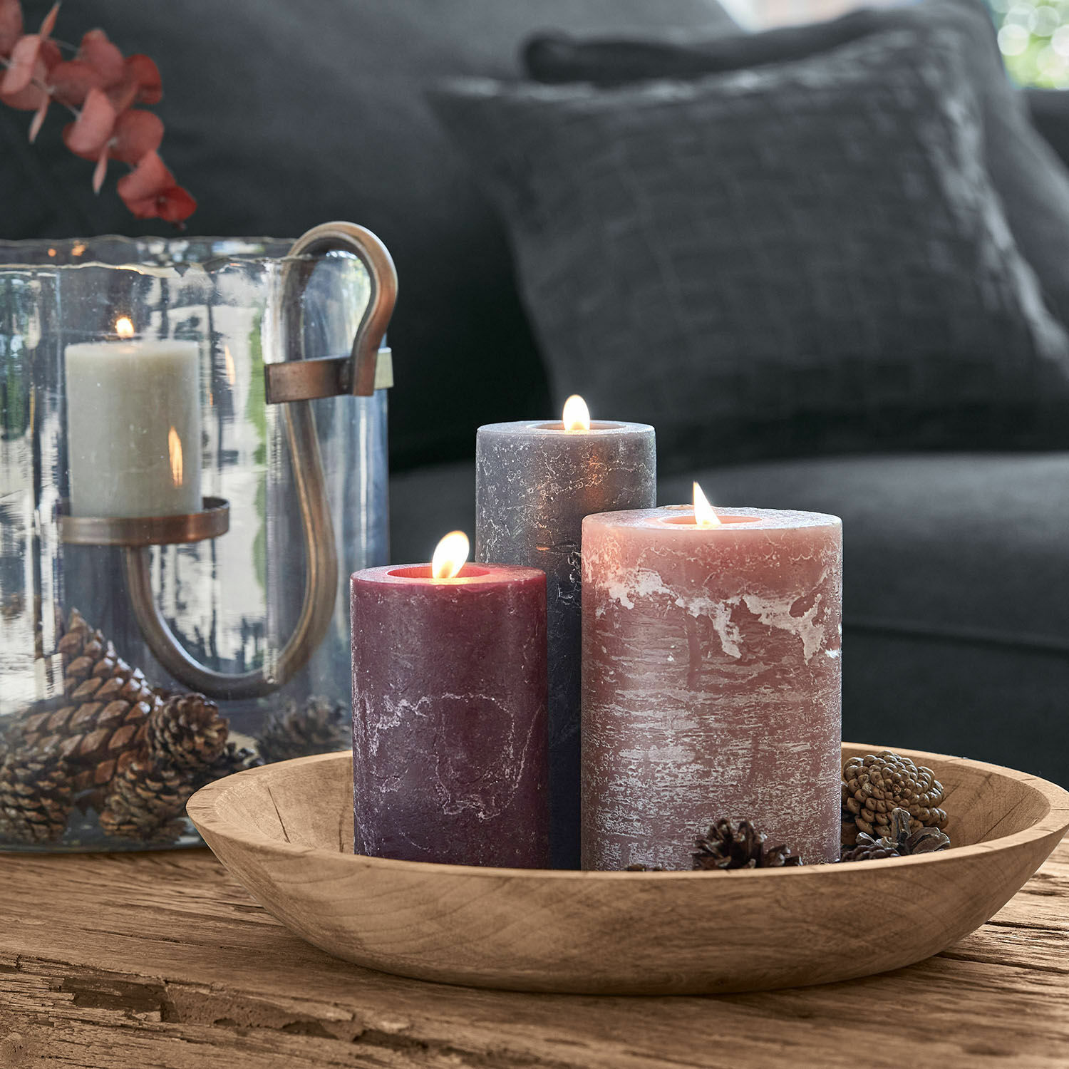 Set de 3 velas Pretin