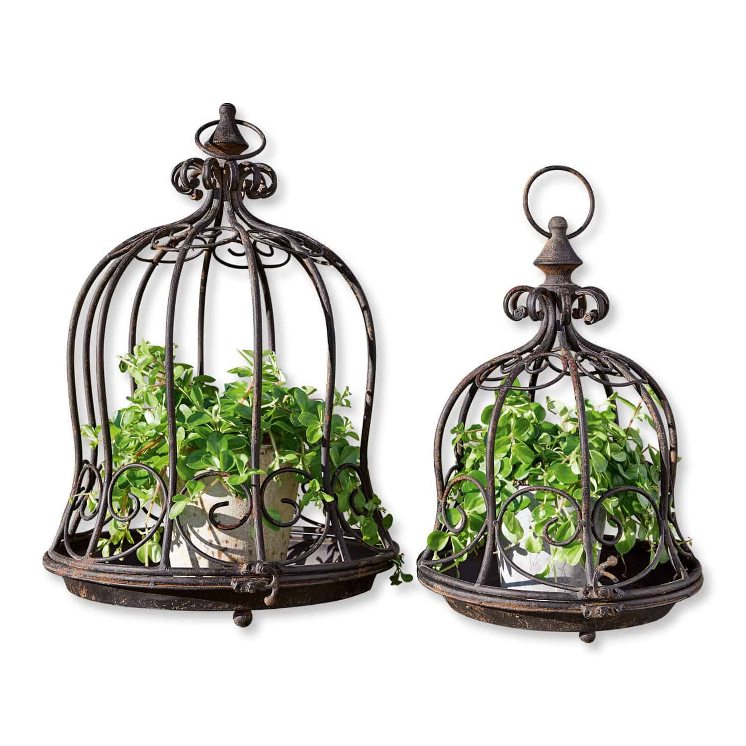 Set de 2 cestas colgantes Luisianne