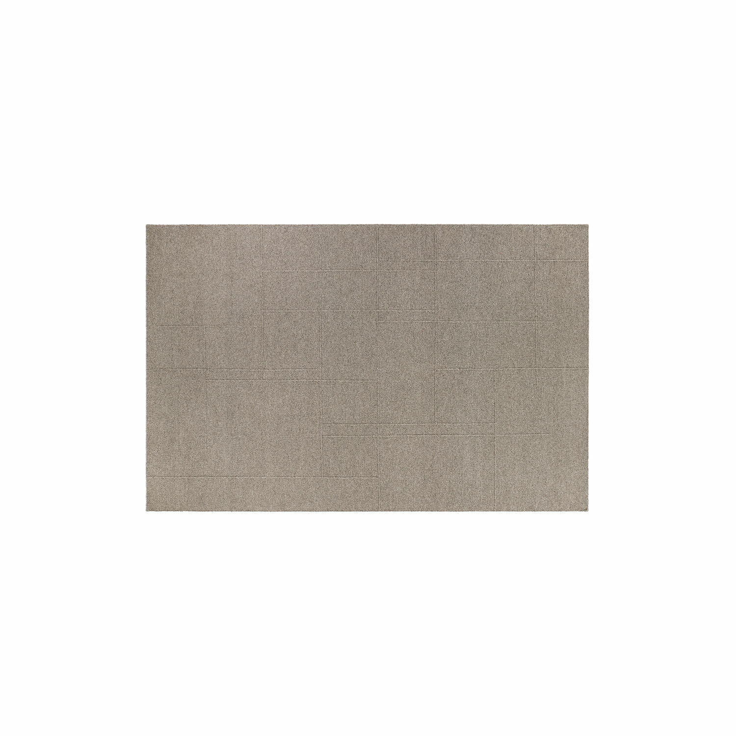 Alfombra Tharim Alfombra beige con patrón geométrico sutil, material suave, ideal para sala de estar