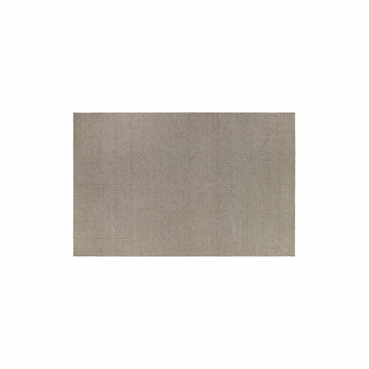 Alfombra Tharim Alfombra beige con patrón geométrico sutil, material suave, ideal para sala de estar