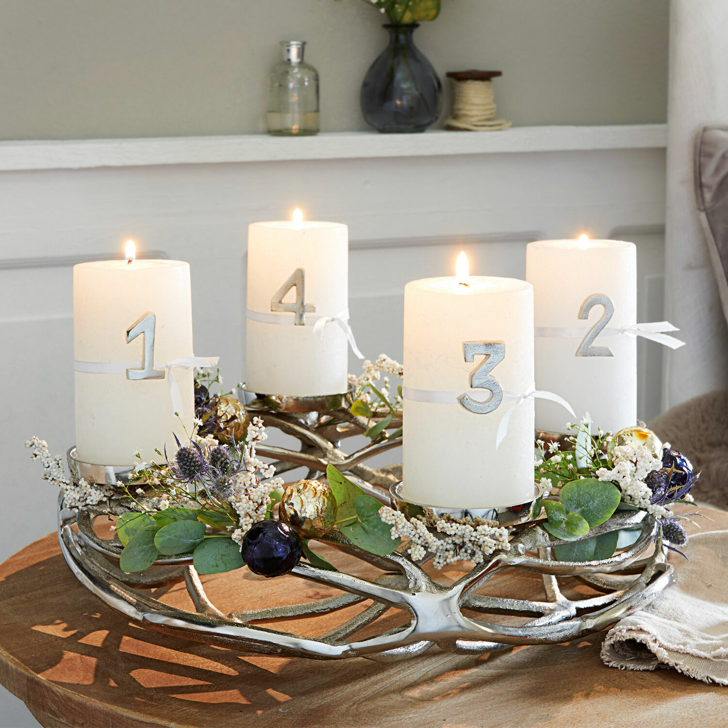 Set de 4 pines decorativos Marfino