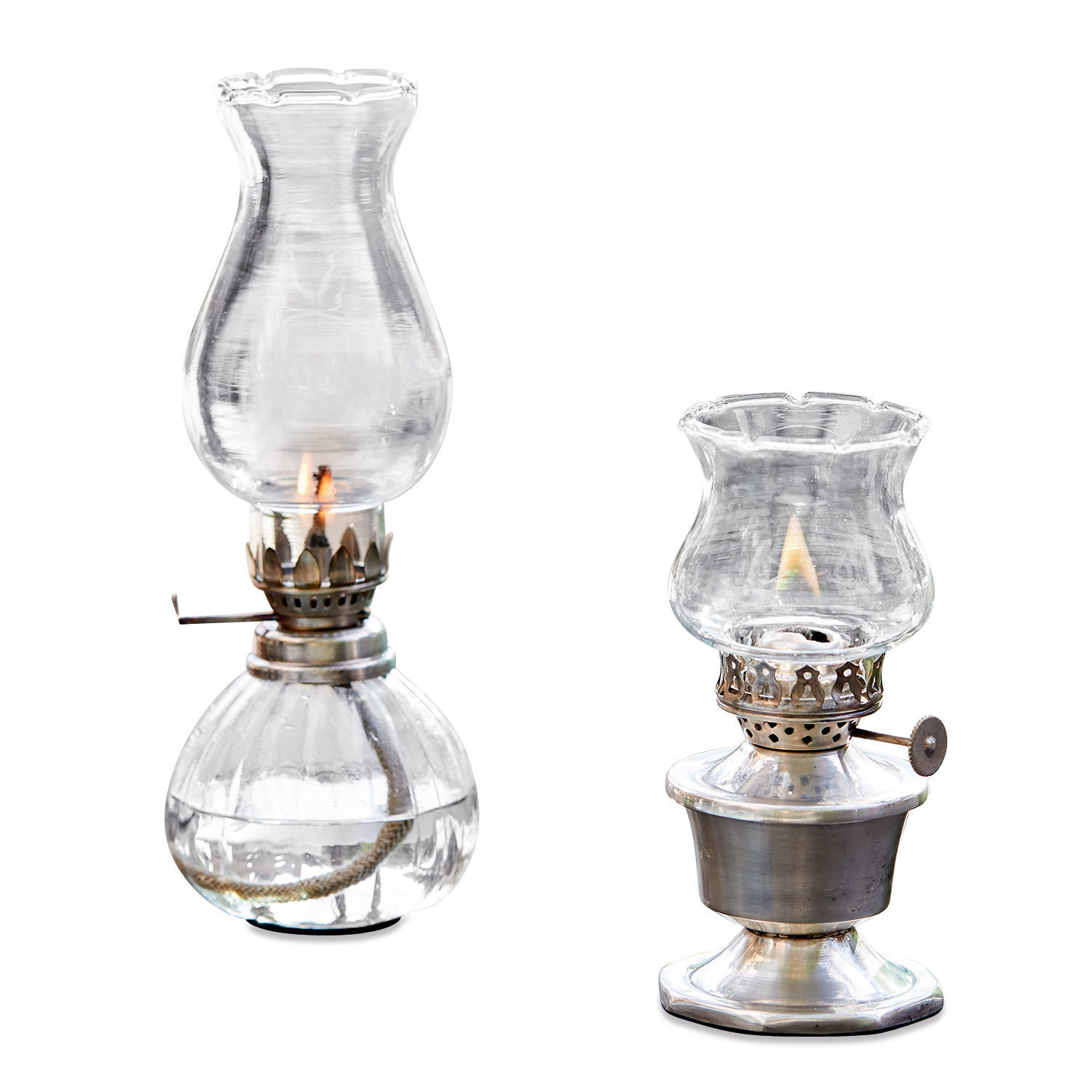 Set de 2 lámparas de aceite Crouy