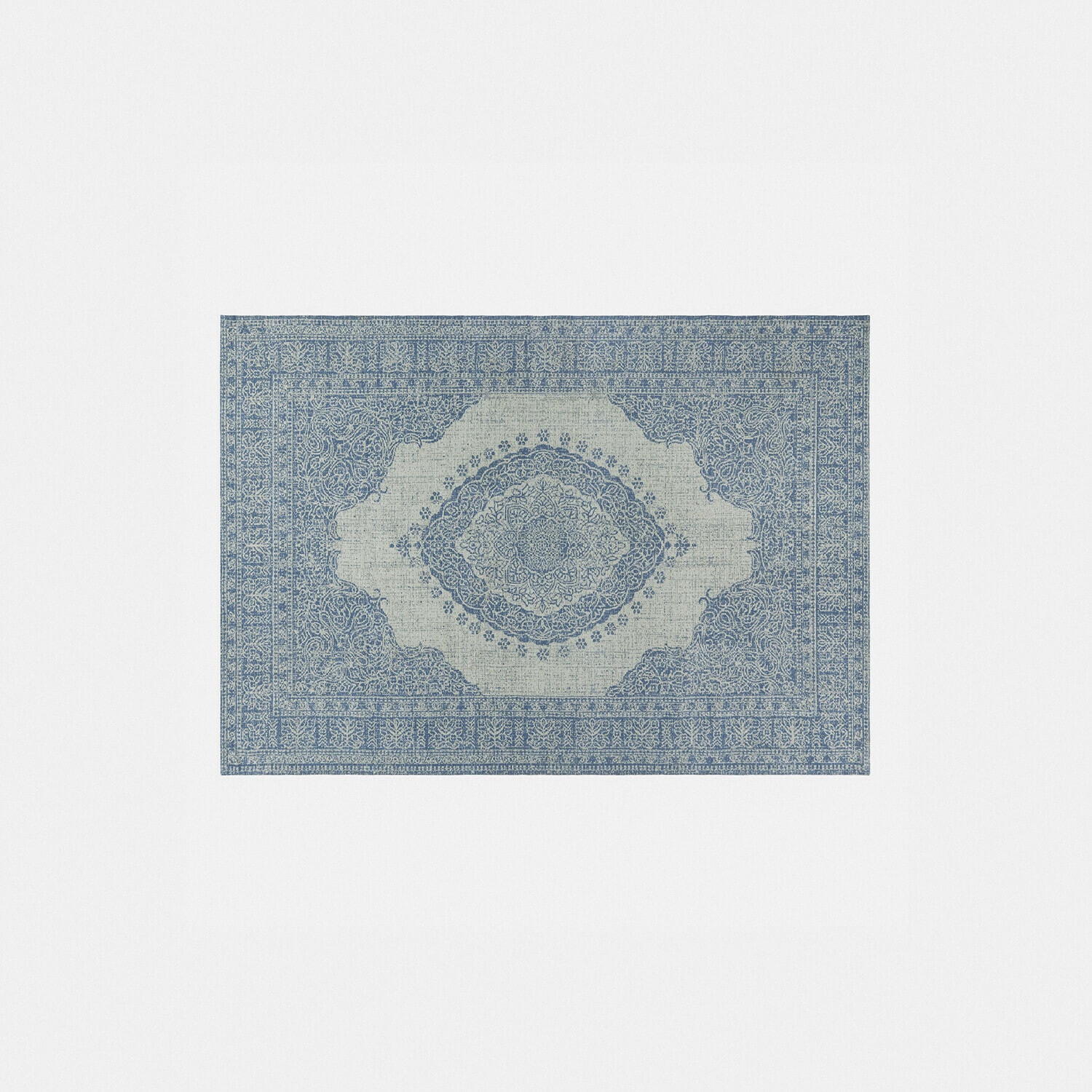 Alfombra Valecrest | azul/blanco | Alto/Ancho aprox. 140/200 cm Alfombra Valecrest | azul/blanco | Alto/Ancho aprox. 140/200 cm