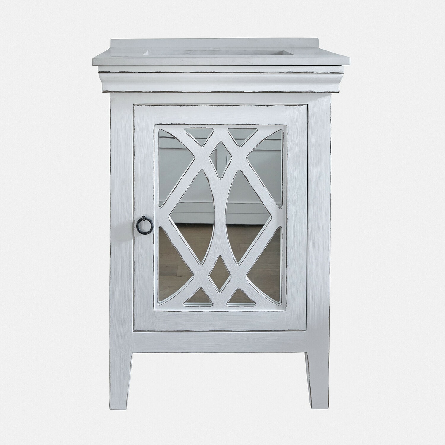 Mueble con lavabo Marvoux | blanco envejecido | Alto/Ancho/P aprox. 95.5/66.5/56 cm Mueble con lavabo Marvoux | blanco envejecido | Alto/Ancho/P aprox. 95.5/66.5/56 cm
