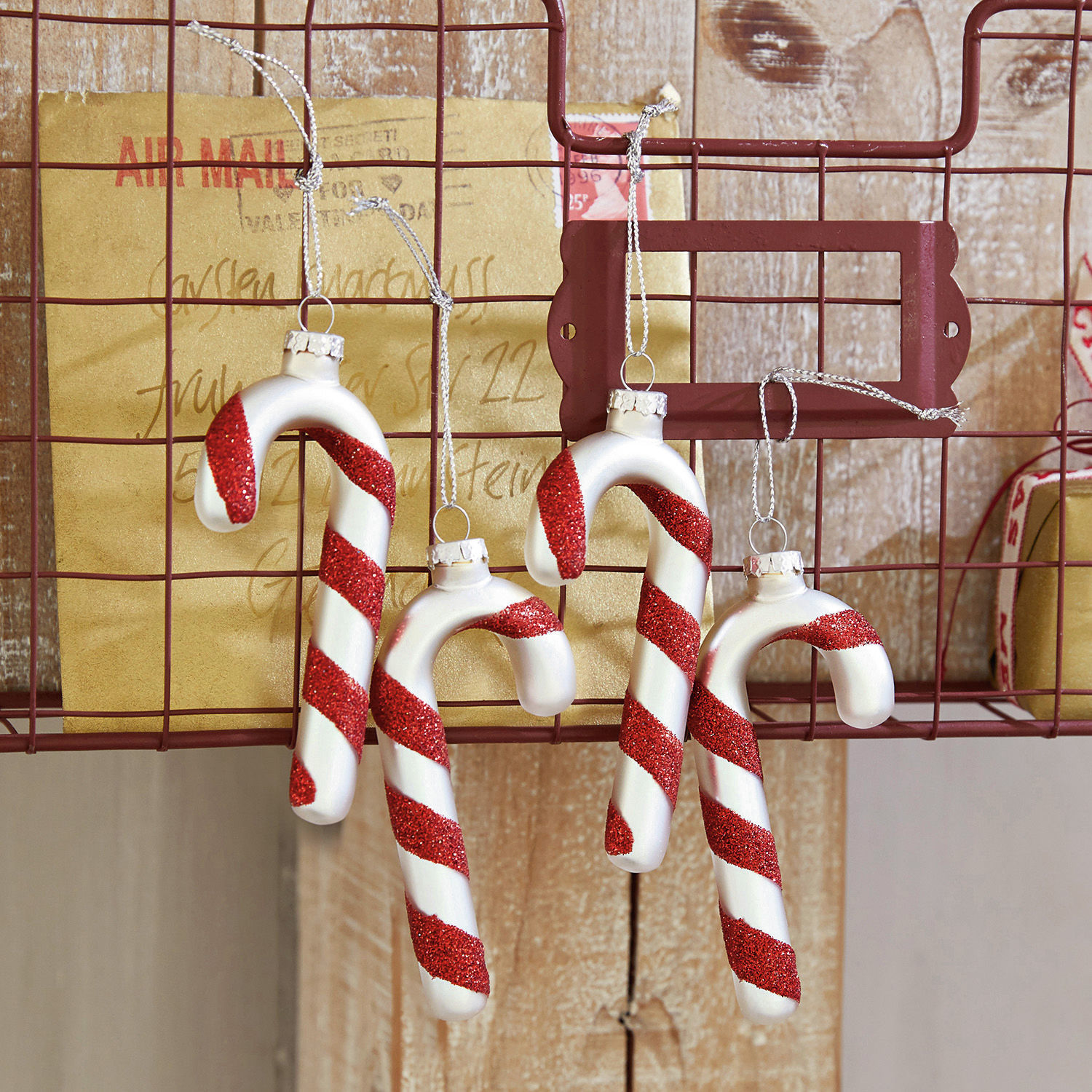 Set de 4 adornos navideños Asmara