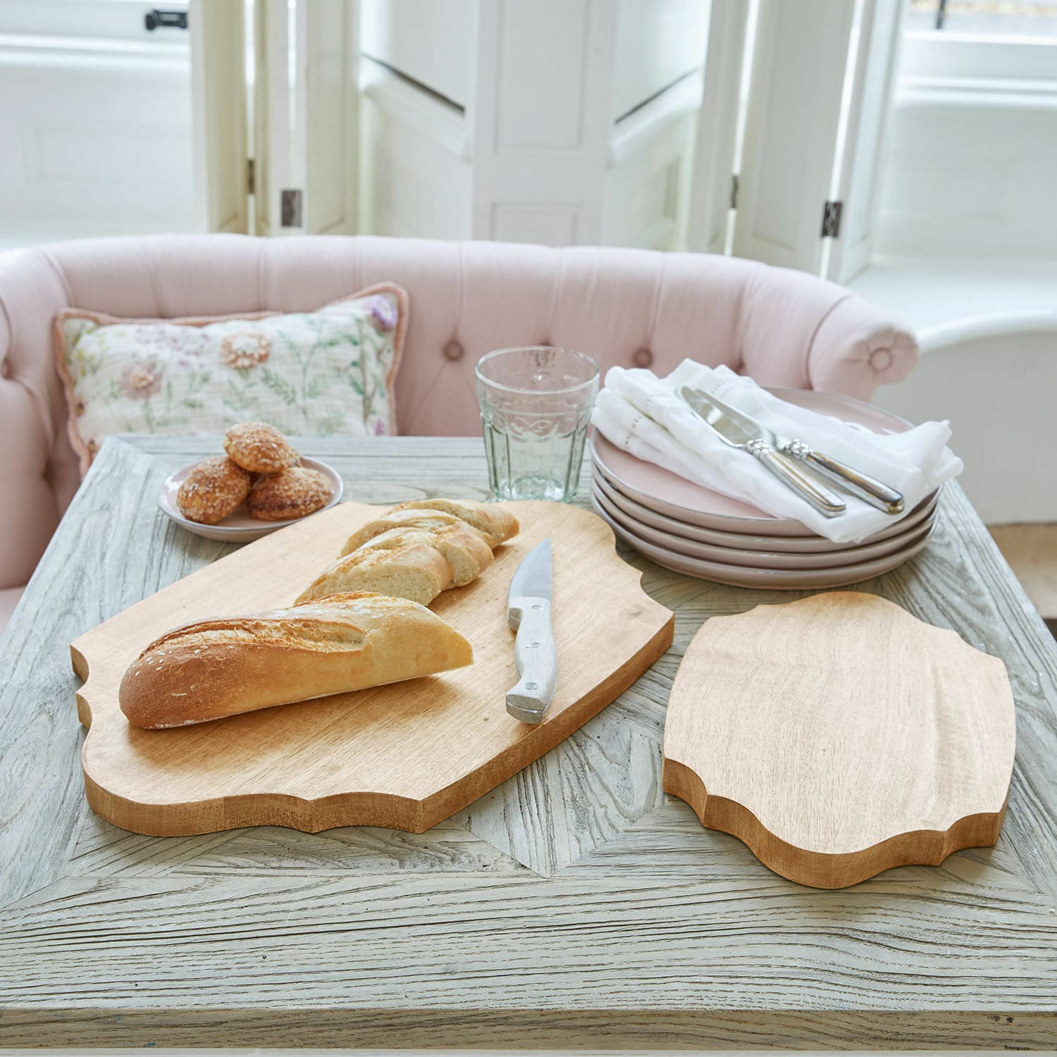 Set de 2 tablas de cortar Serindor