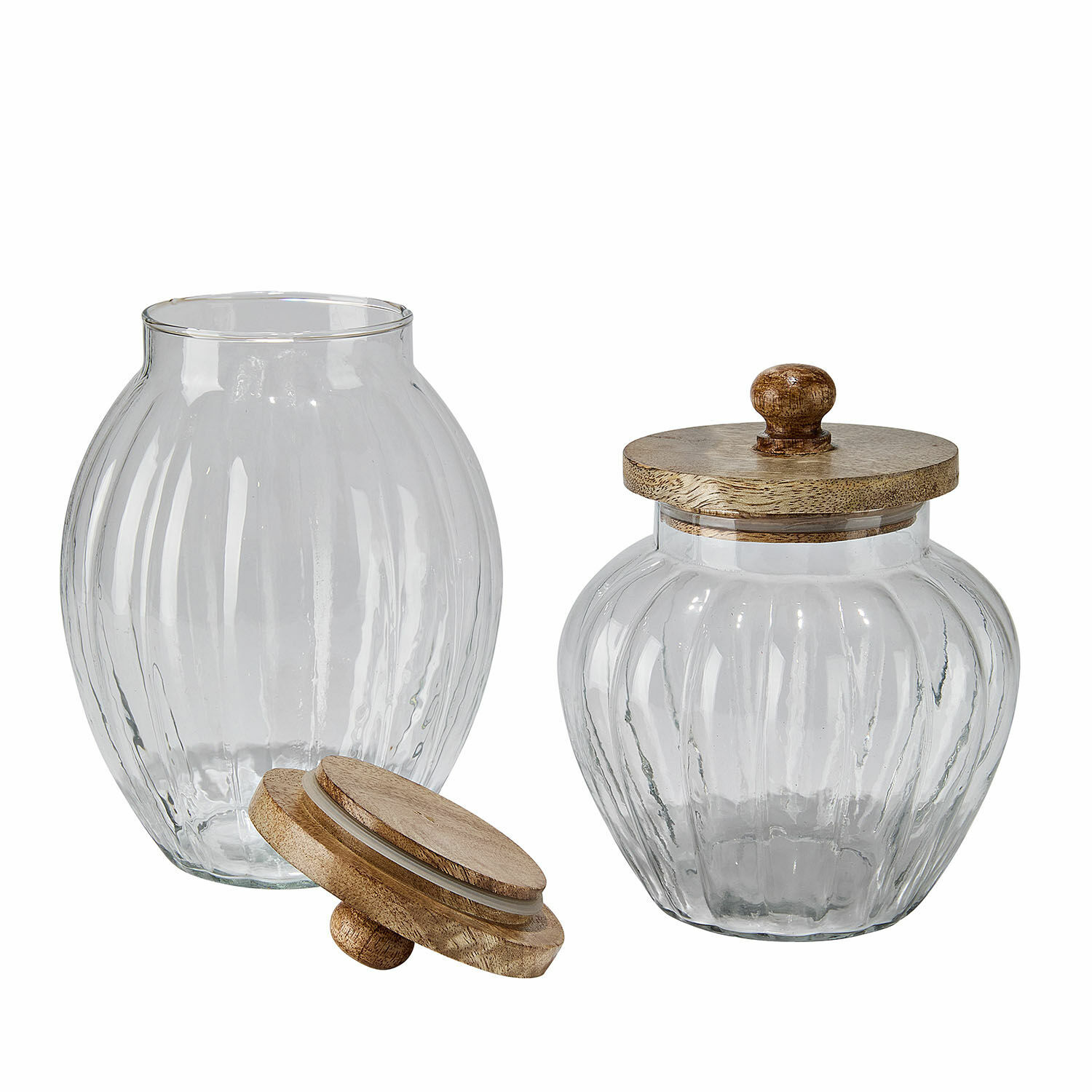 Set de 2 tarros de cristal Vionnée