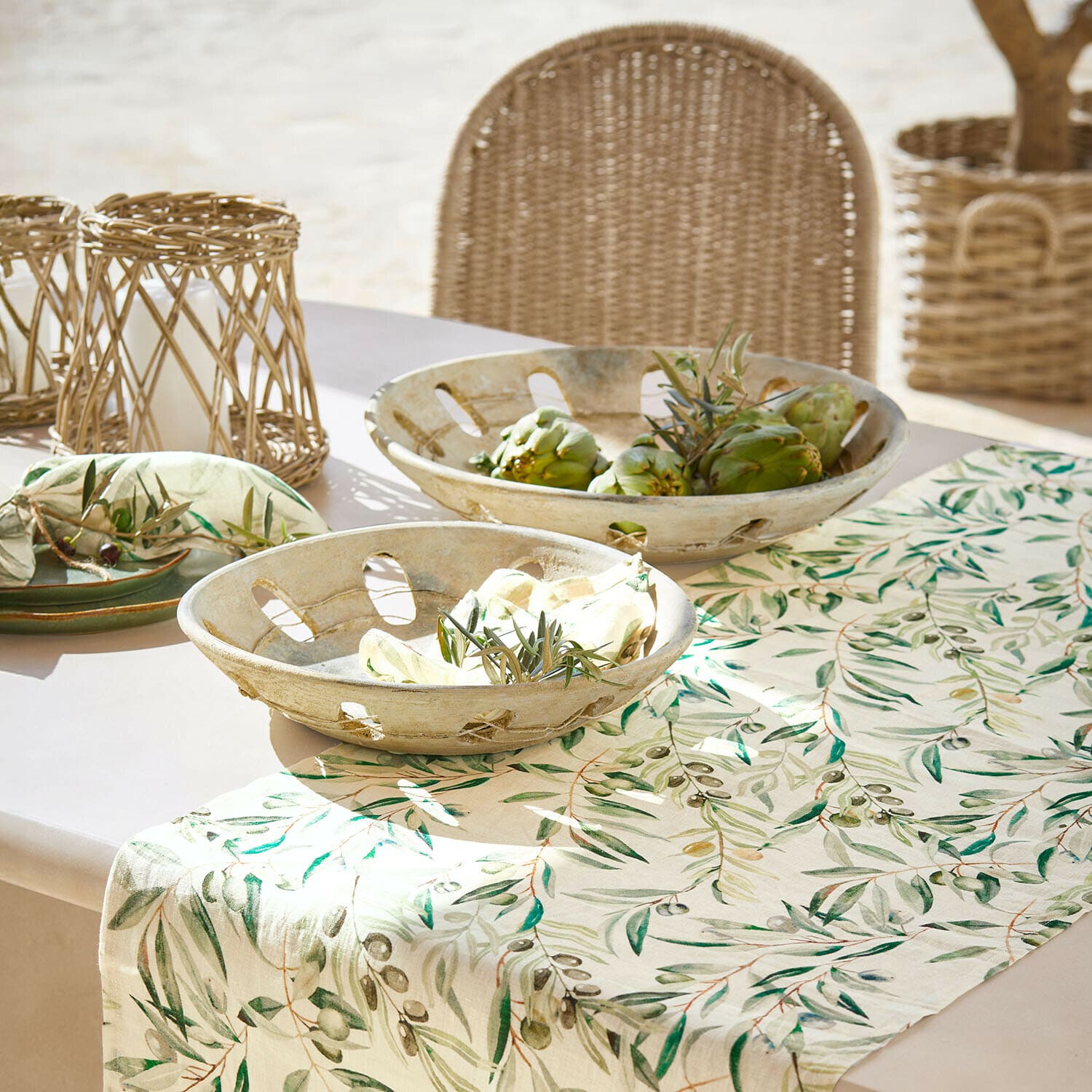 Set de 2 cuencos decorativos Delunas